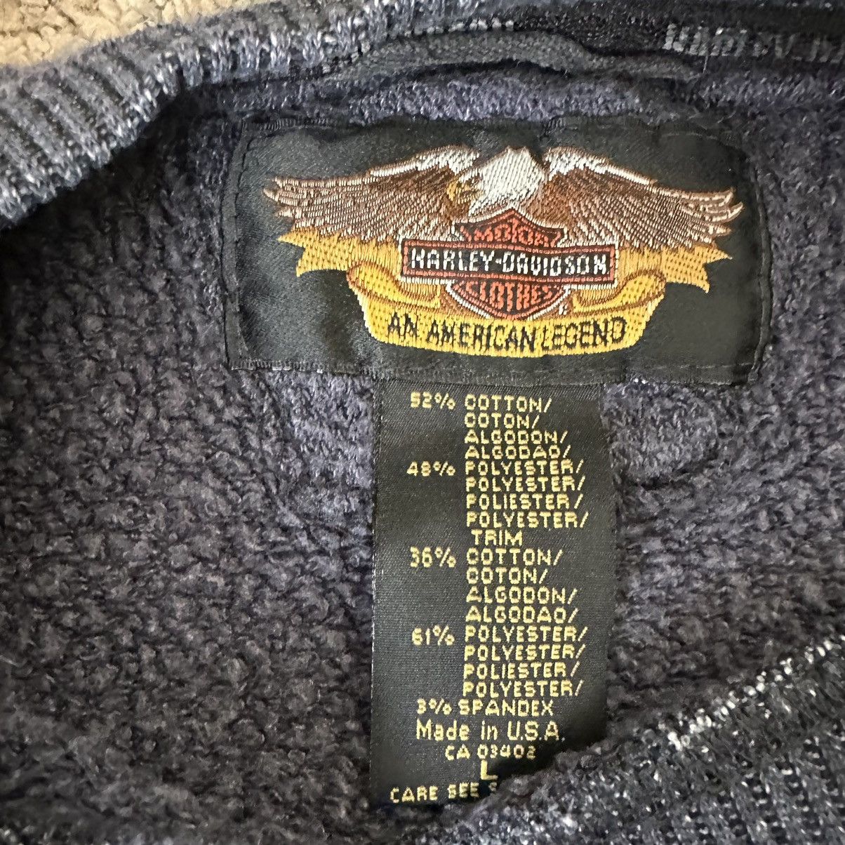 Harley Davidson Vintage Harley Davison Navy Sweater Size US XL / EU 56 / 4 - 4 Thumbnail