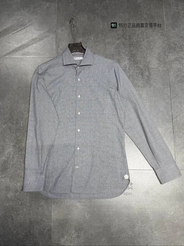 Loro Piana Loro Piana Unisex Stylish Plaid Shirt. Size US M / EU 48-50 / 2 - 3 Thumbnail