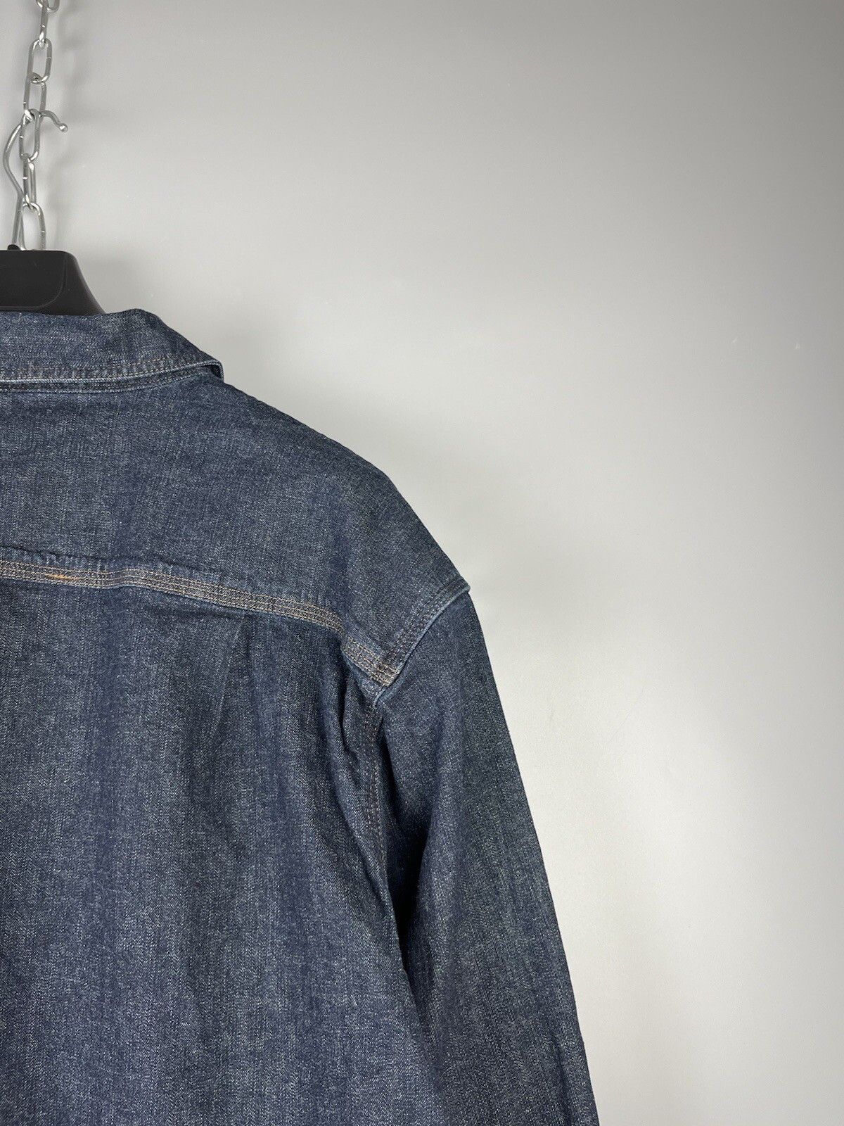 Carhartt Carhartt Button Long Sleeve Denim Work Shirt Size US XL / EU 56 / 4 - 13 Thumbnail