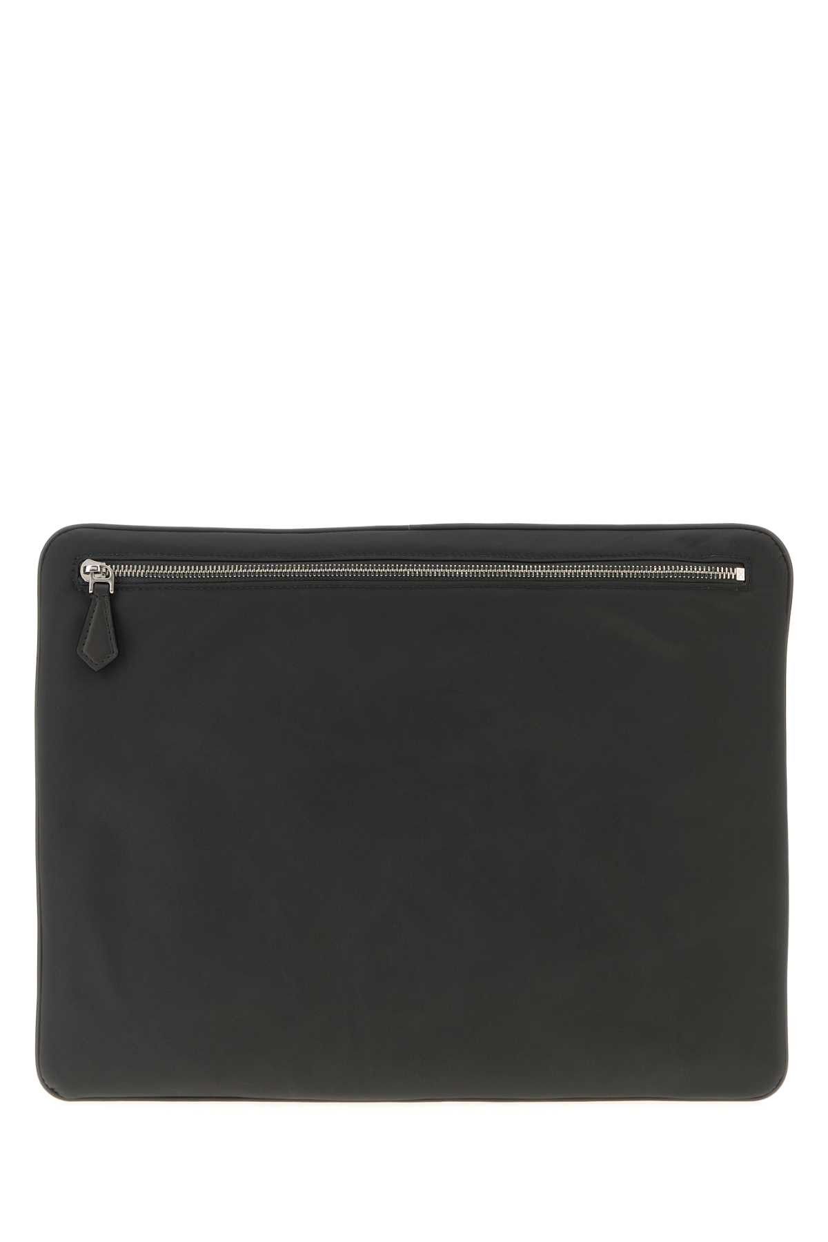 Dolce & Gabbana Charcoal Fabric Clutch Size ONE SIZE - 1 Thumbnail