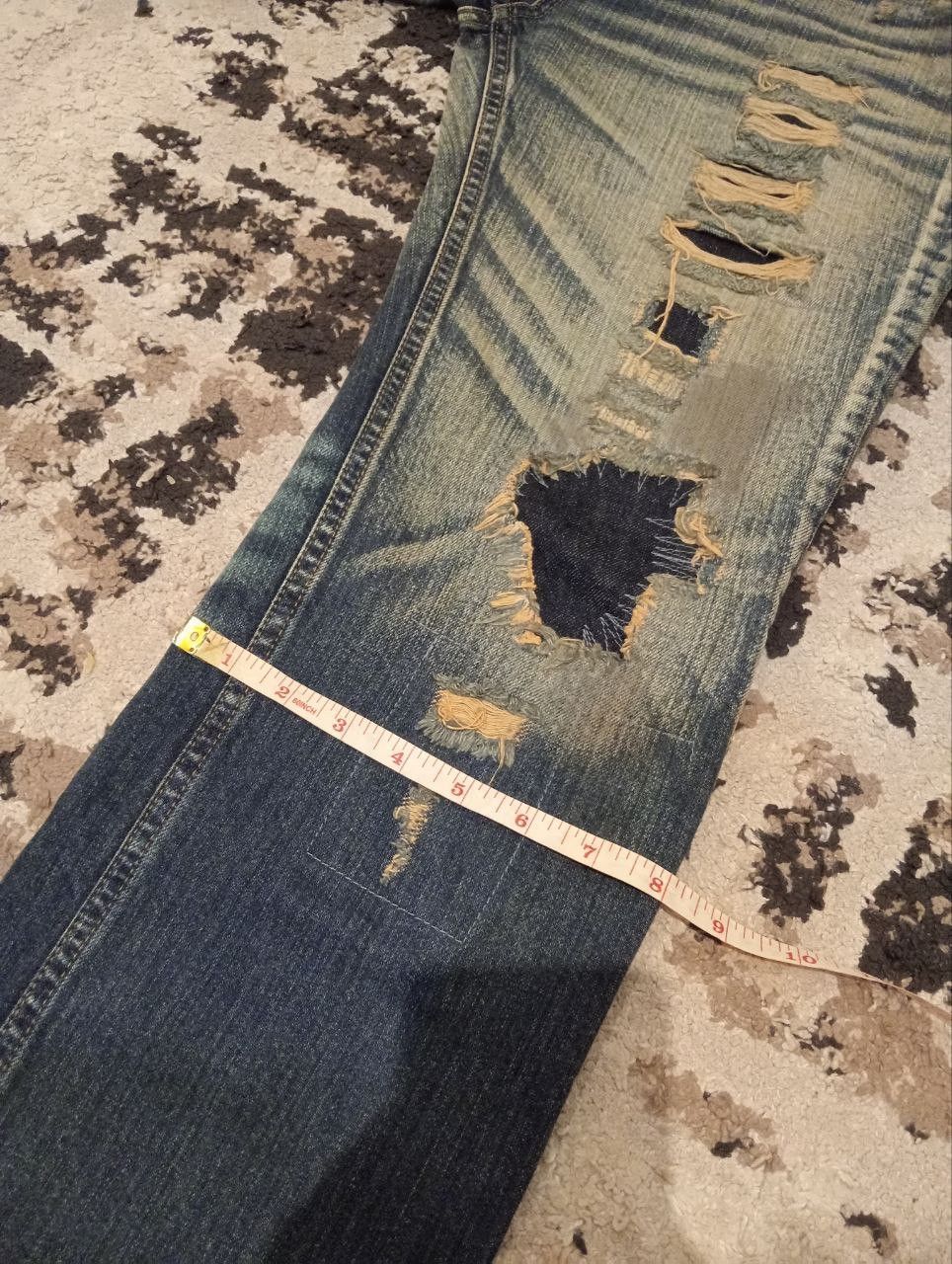 JACKROSE Vintage Jackrose Japan Distressed Look Jeans - Size 33 Size US 33 - 15 Thumbnail