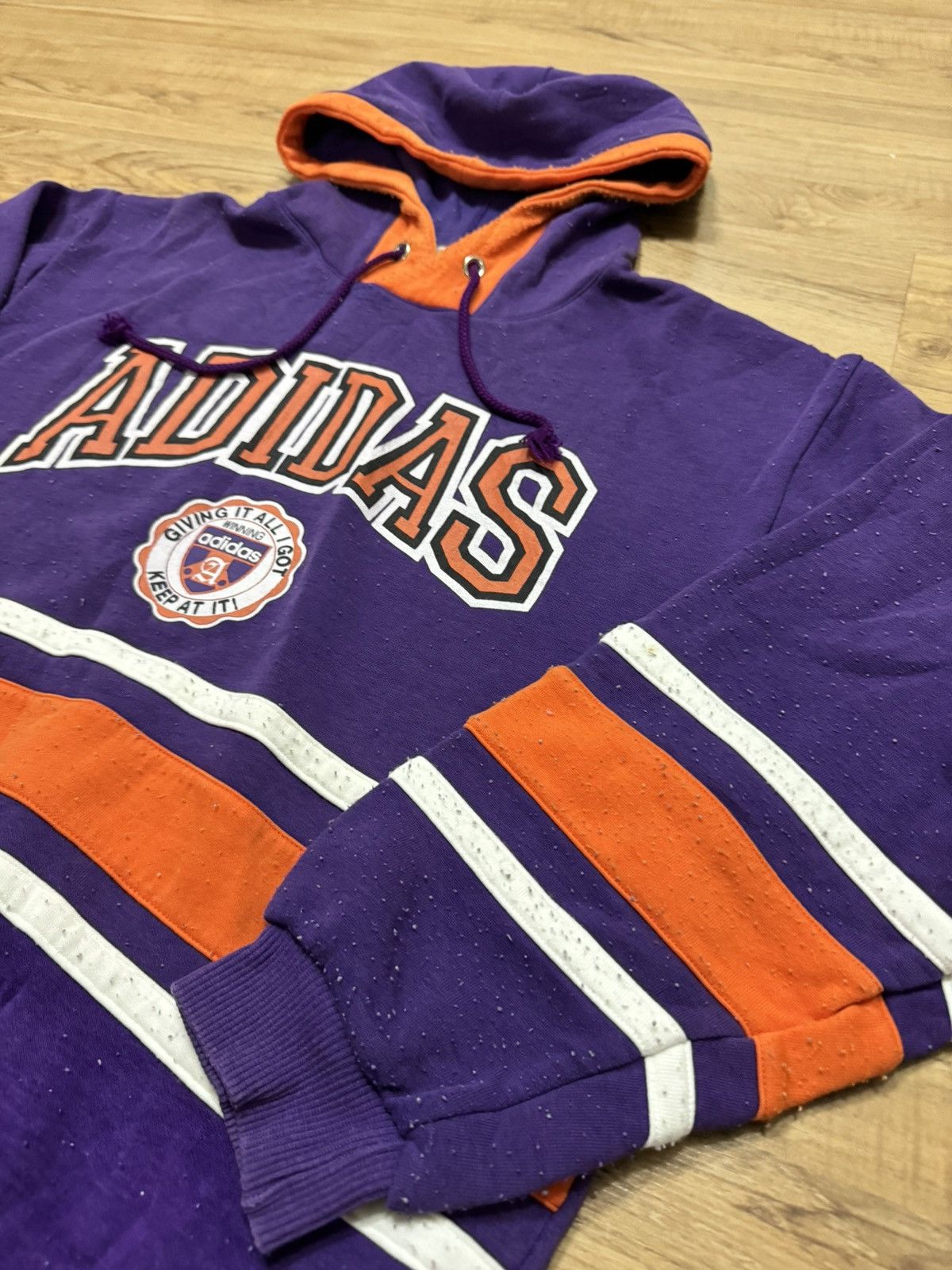 Adidas × Vintage VINTAGE ADIDAS HOODIE Size US L / EU 52-54 / 3 - 2 Thumbnail