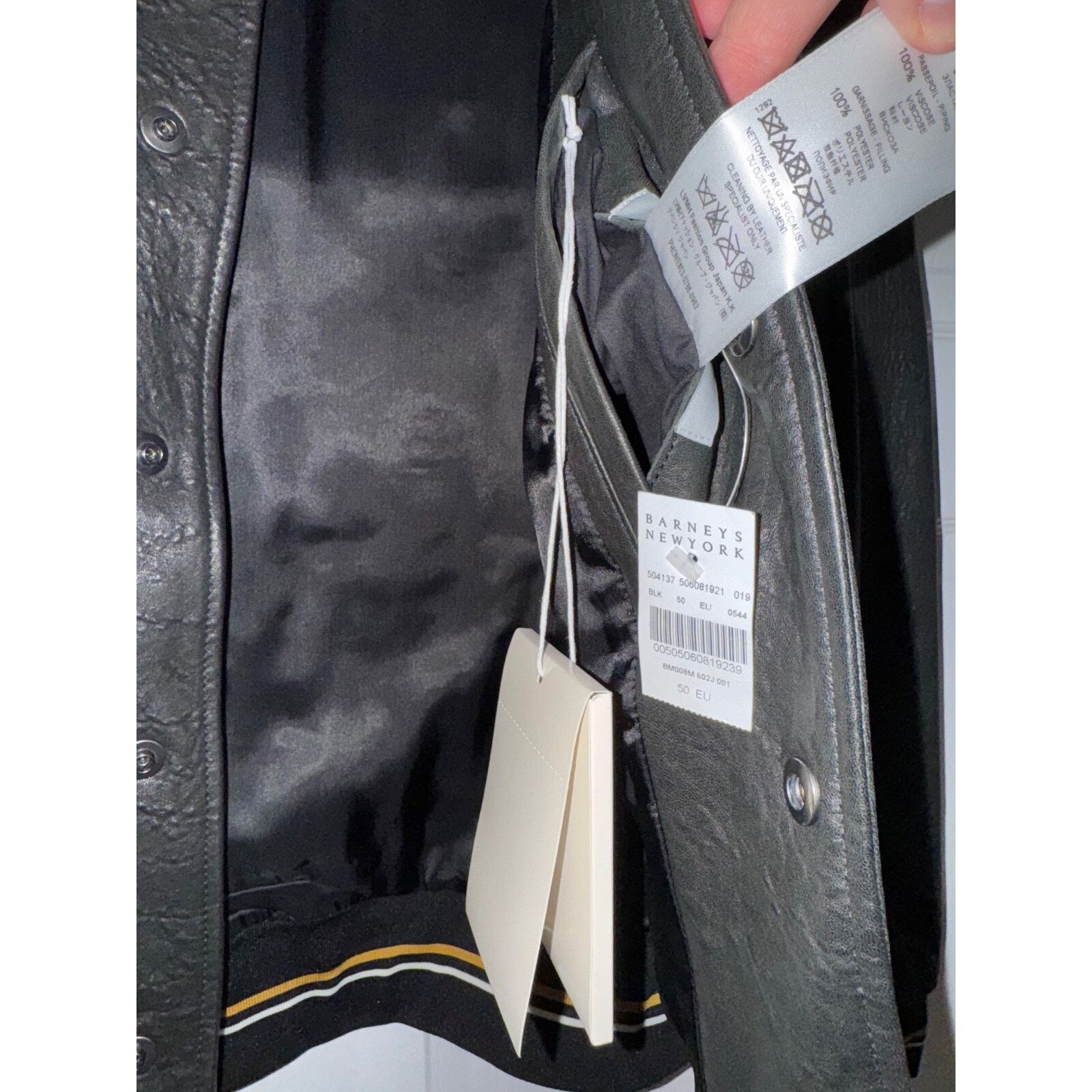 Givenchy Givenchy Leather Monogram Varsity Bomber Blouson Jacket 50 Size US M / EU 48-50 / 2 - 21 Thumbnail