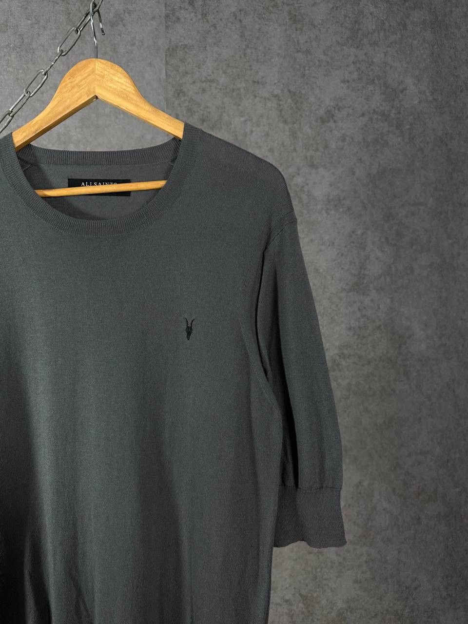 Allsaints Allsaints designer logo 3/4 sleeve merino sweater Size US M / EU 48-50 / 2 - 2 Thumbnail