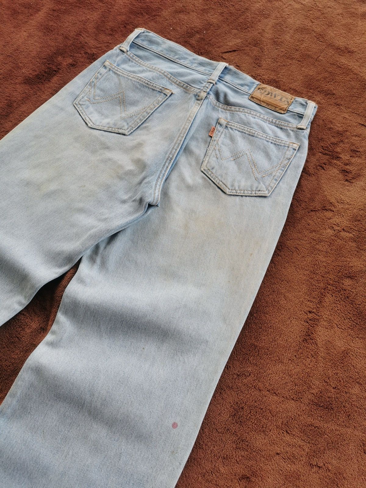 Edwin Vintage Edwin Distressed Patchwork Denim Jeans Size US 30 / EU 46 - 9 Thumbnail
