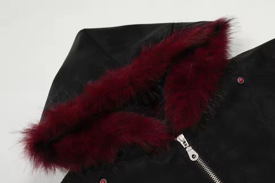 Other Washed Y2k Warm Hooded Streetwear Fur Jacket Coat Size US XL / EU 56 / 4 - 10 Thumbnail