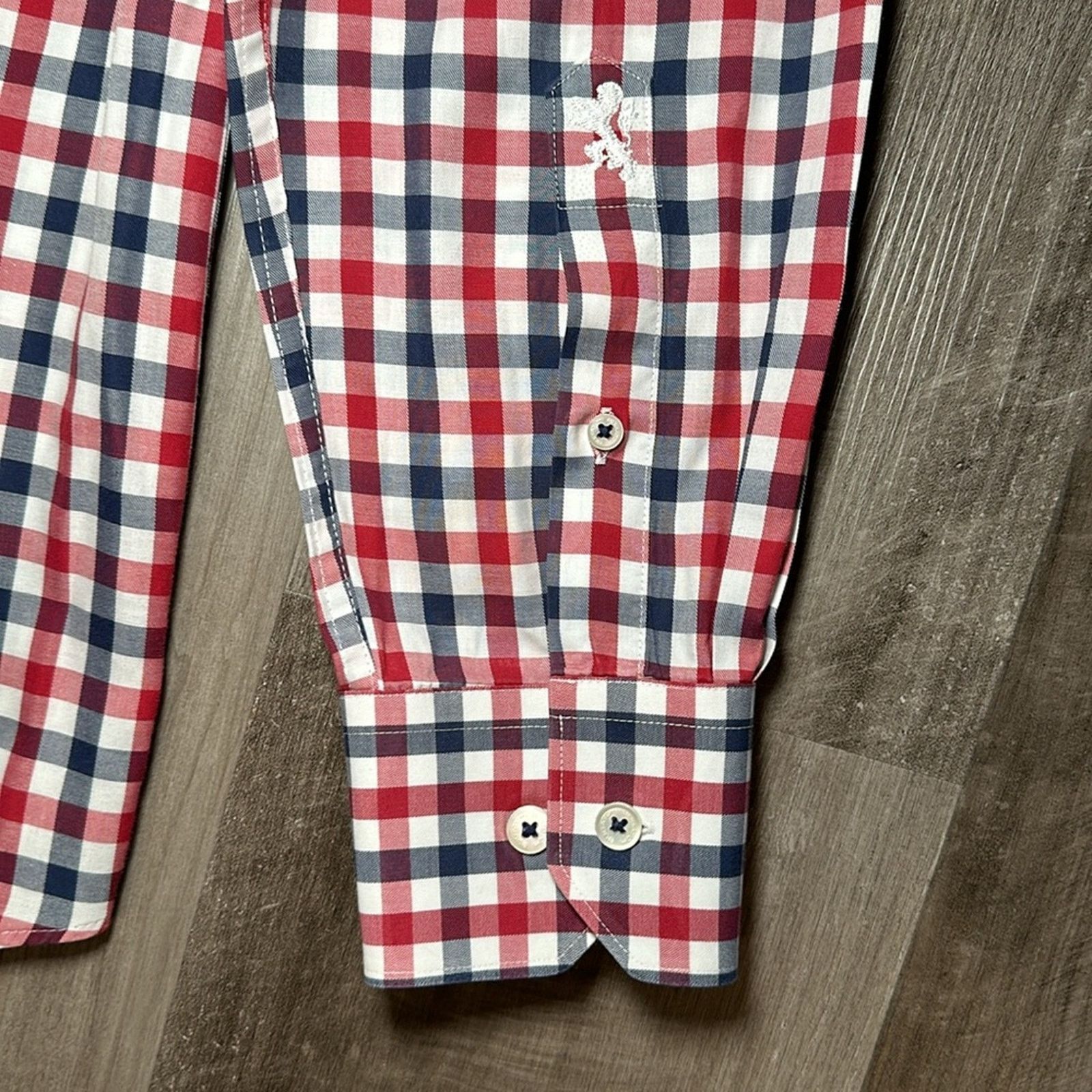 BUGATCHI Bugatchi Uomo Long Sleeve Button Down - 15 32/33 (Medium) Size US M / EU 48-50 / 2 - 4 Thumbnail