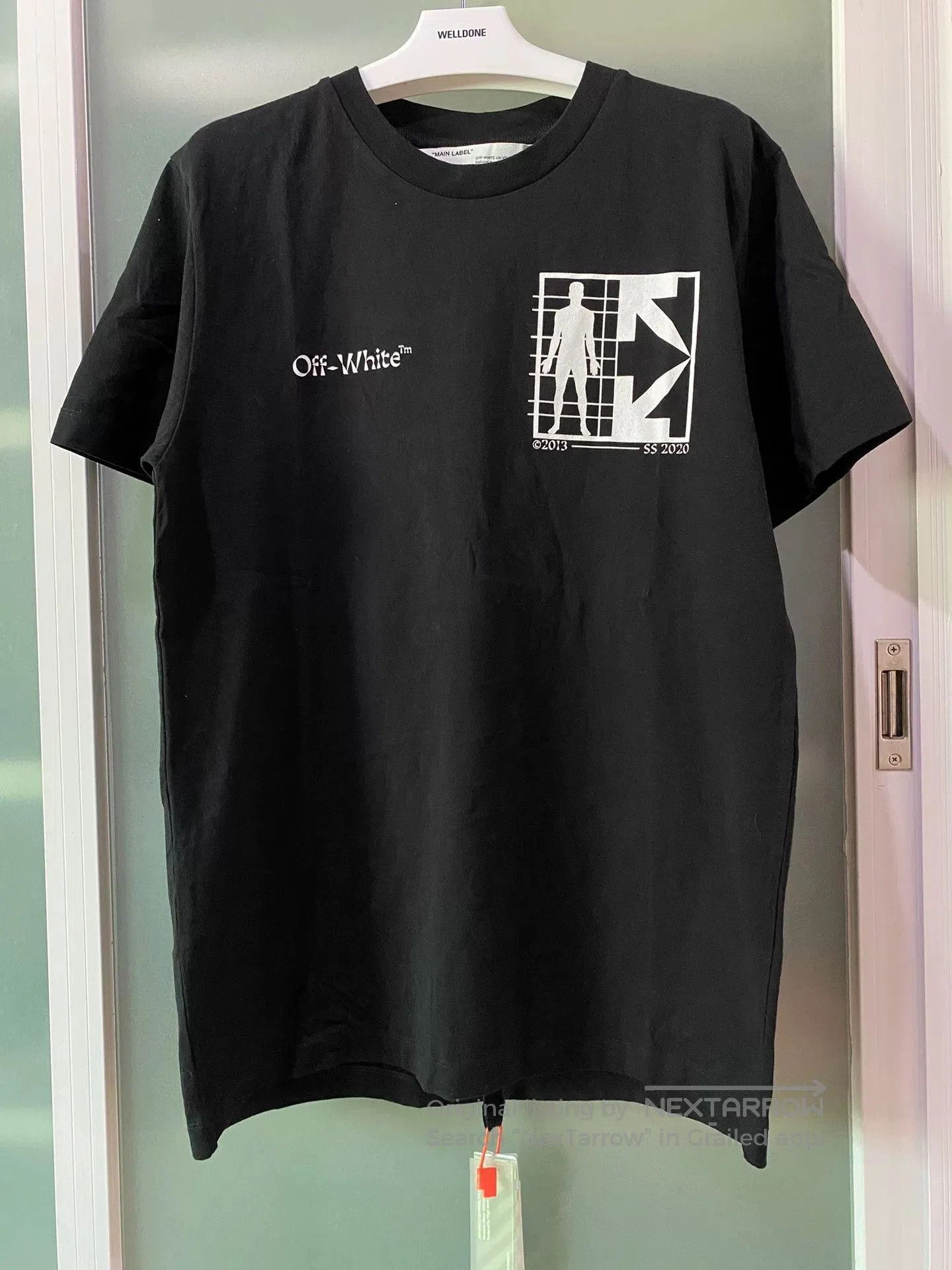 Off-White off white logo short sleeve t-shirt. Size US M / EU 48-50 / 2 - 1 Thumbnail