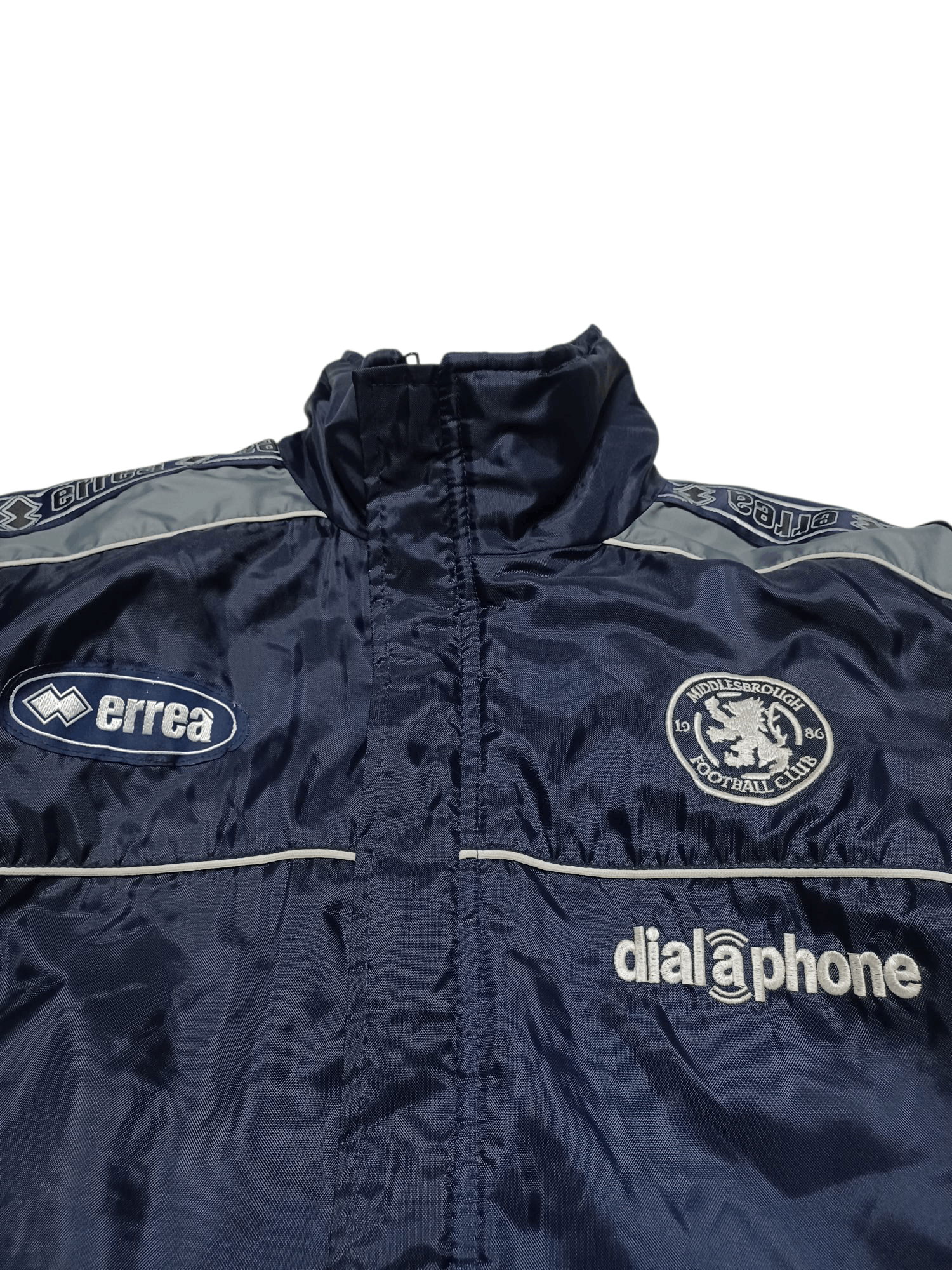 Errea MIDDLESBROUGH ERREA VINTAGE 2002/2003 EQUIPMENT LAMPS JACKET Size US M / EU 48-50 / 2 - 2 Thumbnail