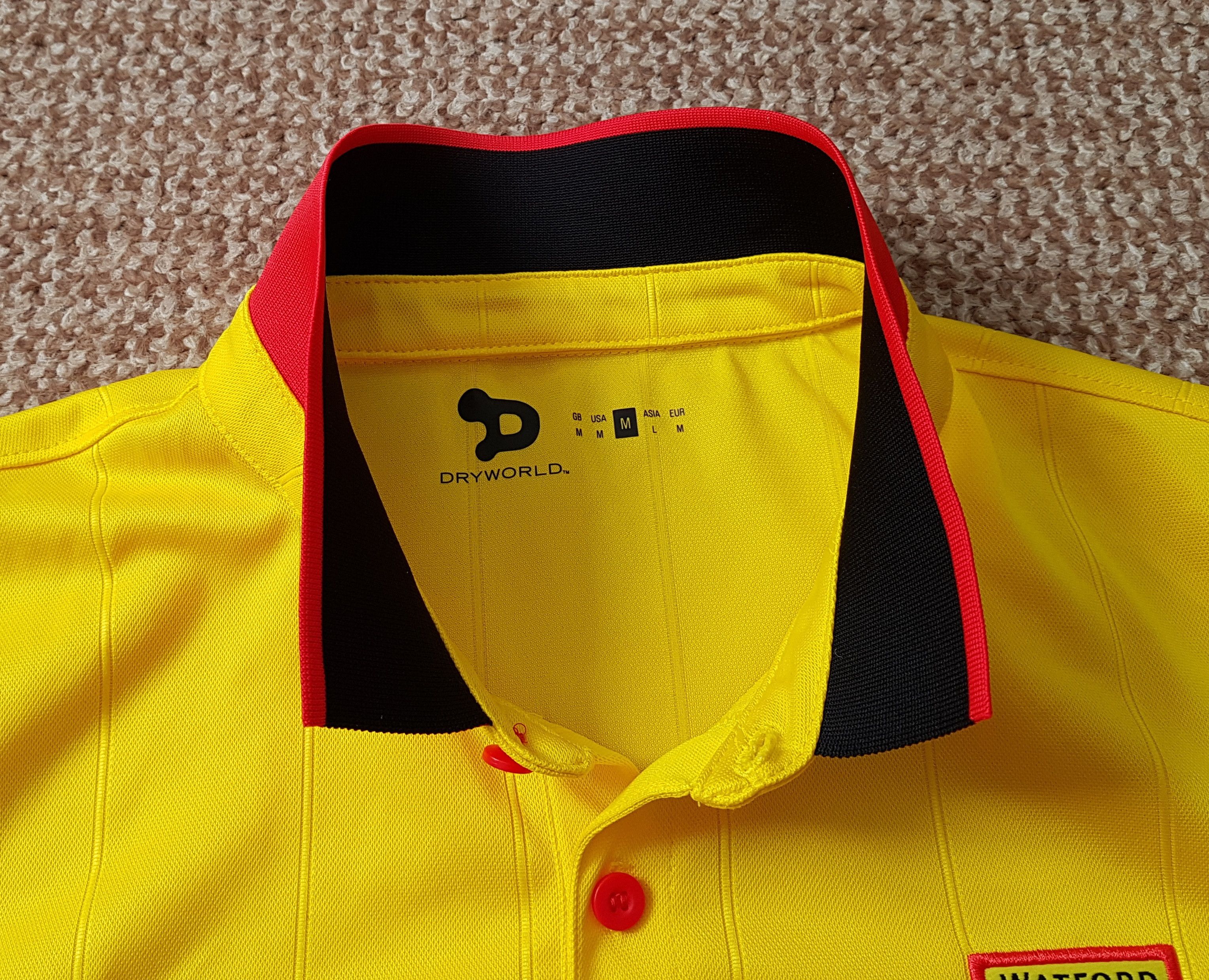Other Watford FC 2016-17 Home Football Soccer Jersey Dryworld sz M Size US M / EU 48-50 / 2 - 9 Thumbnail