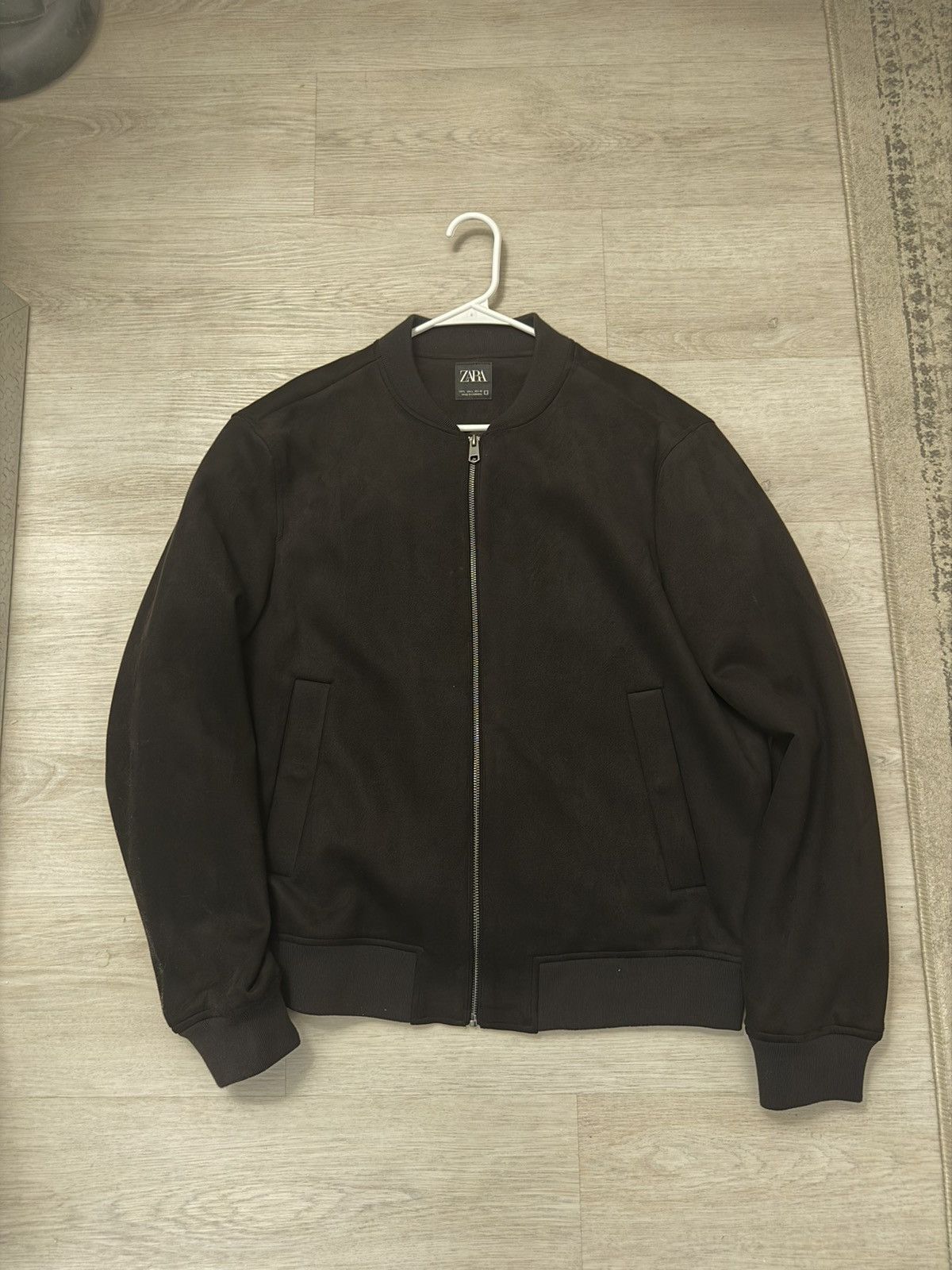 Zara Zara Srpls Leather Bomber Jacket | Grailed