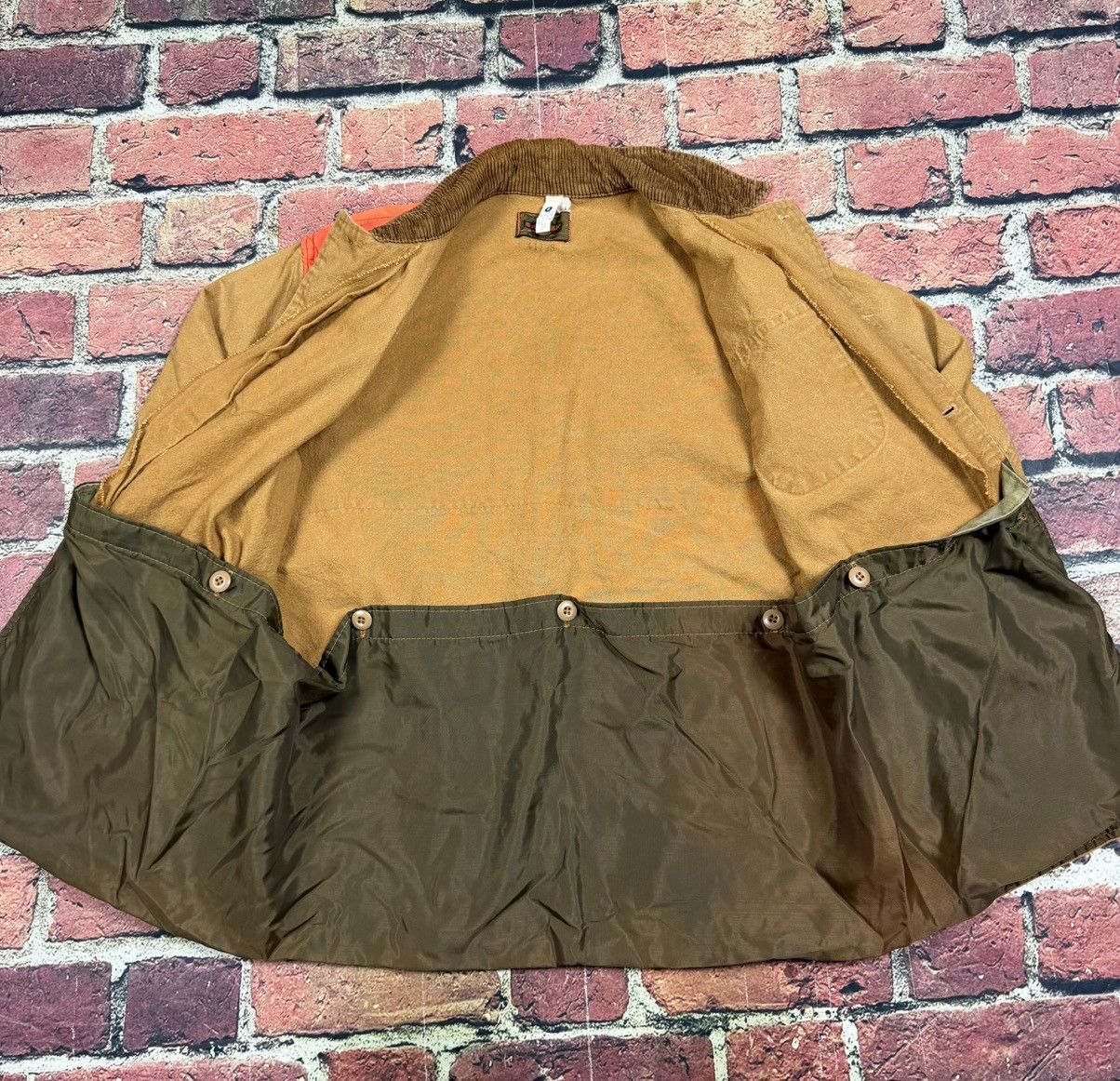 SafTbak Vintage SafTBak Hunting Jacket Brown Orange Canvas Game Size US L / EU 52-54 / 3 - 4 Thumbnail