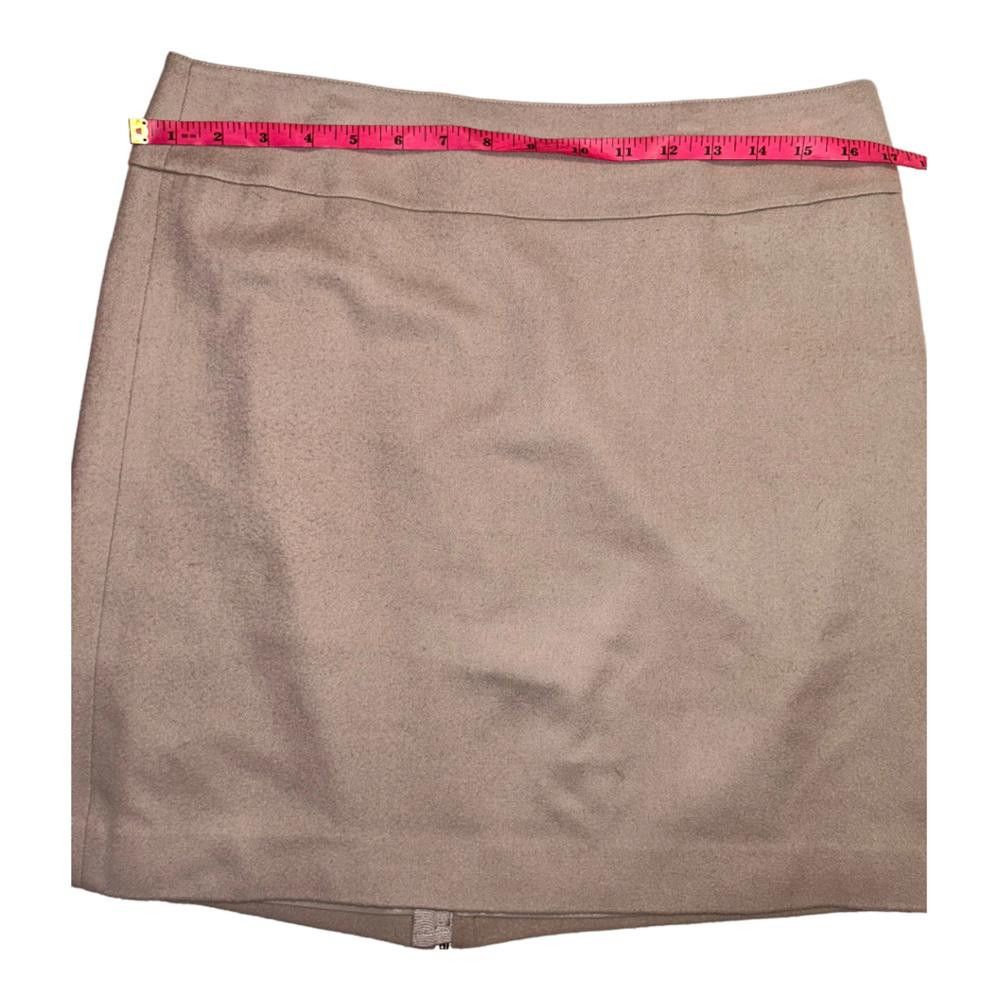 Ann Taylor Ann Taylor l Tan Wool Blend Skirt Size 8 Size 30" / US 8 / IT 44 - 4 Thumbnail
