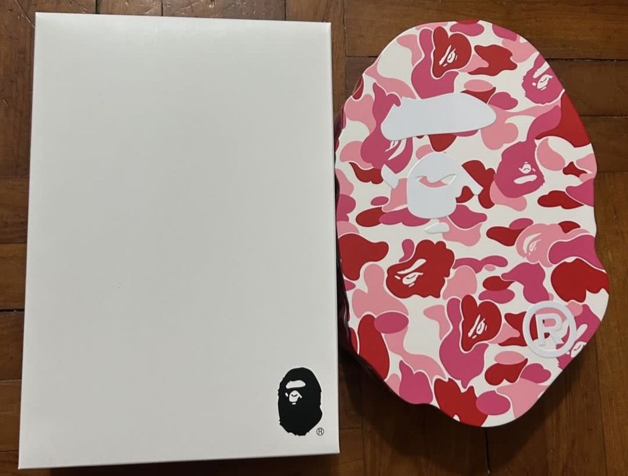 Bape A Bathing Ape Bape head camouflage Storage Tin Box Decor Size ONE SIZE - 2 Thumbnail