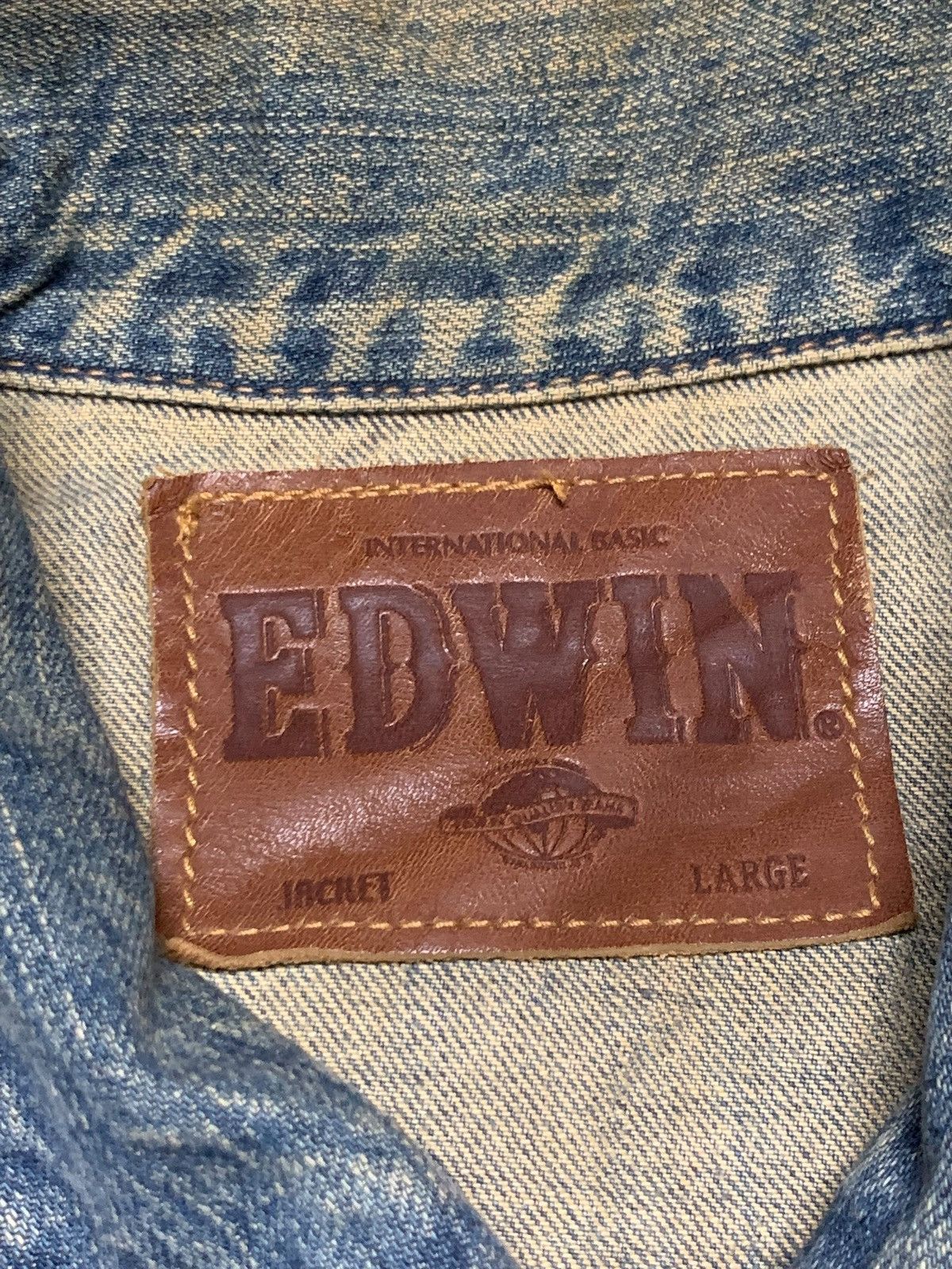 Edwin Vintage EDWIN Japanese Denim International Basic jacket Size US L / EU 52-54 / 3 - 12 Thumbnail