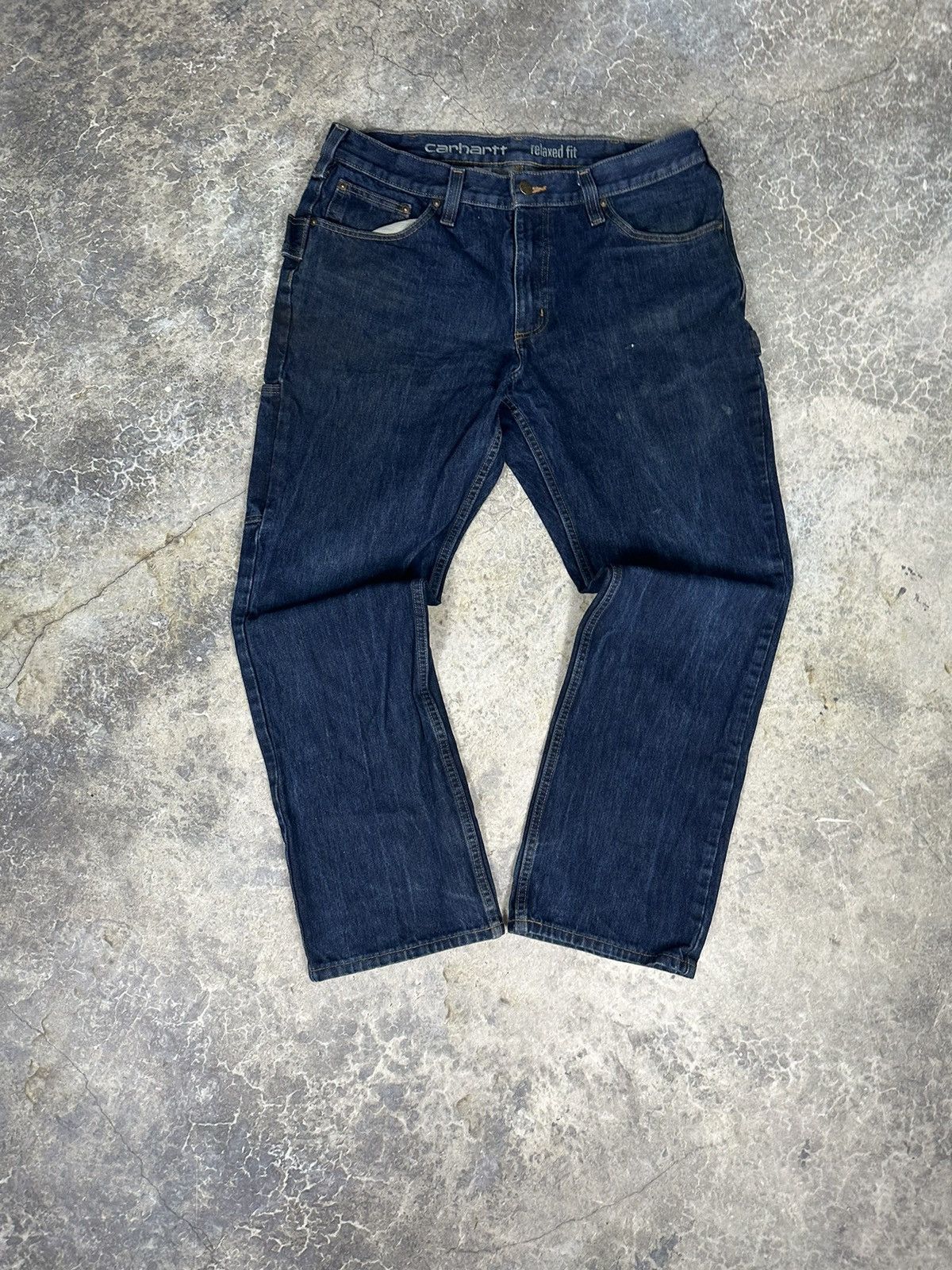 Carhartt × Vintage Vintage Carhartt Carpenter denim jeans Size US 33 - 3 Thumbnail