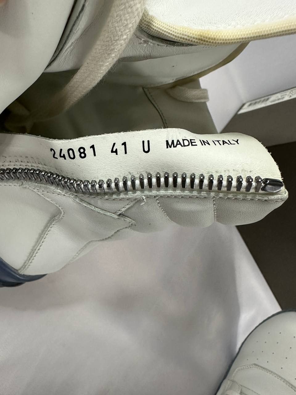Rick Owens Rick Owens Geobasket High 'Chalk White Blue Transparent' Size US 8 / EU 41 - 20 Thumbnail