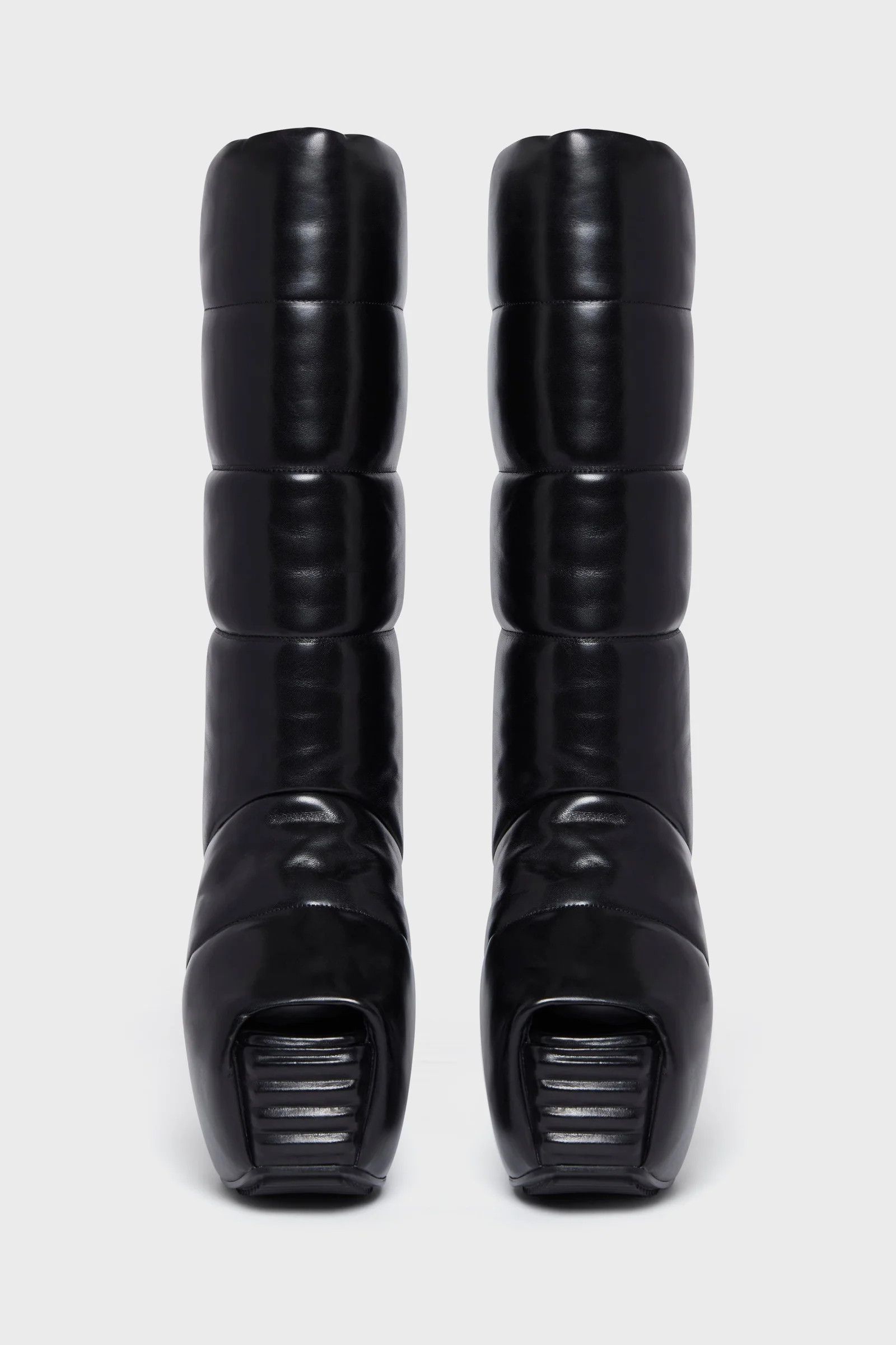 Rick Owens o1y0126 Boots in Black Size US 7 / IT 37 - 3 Thumbnail