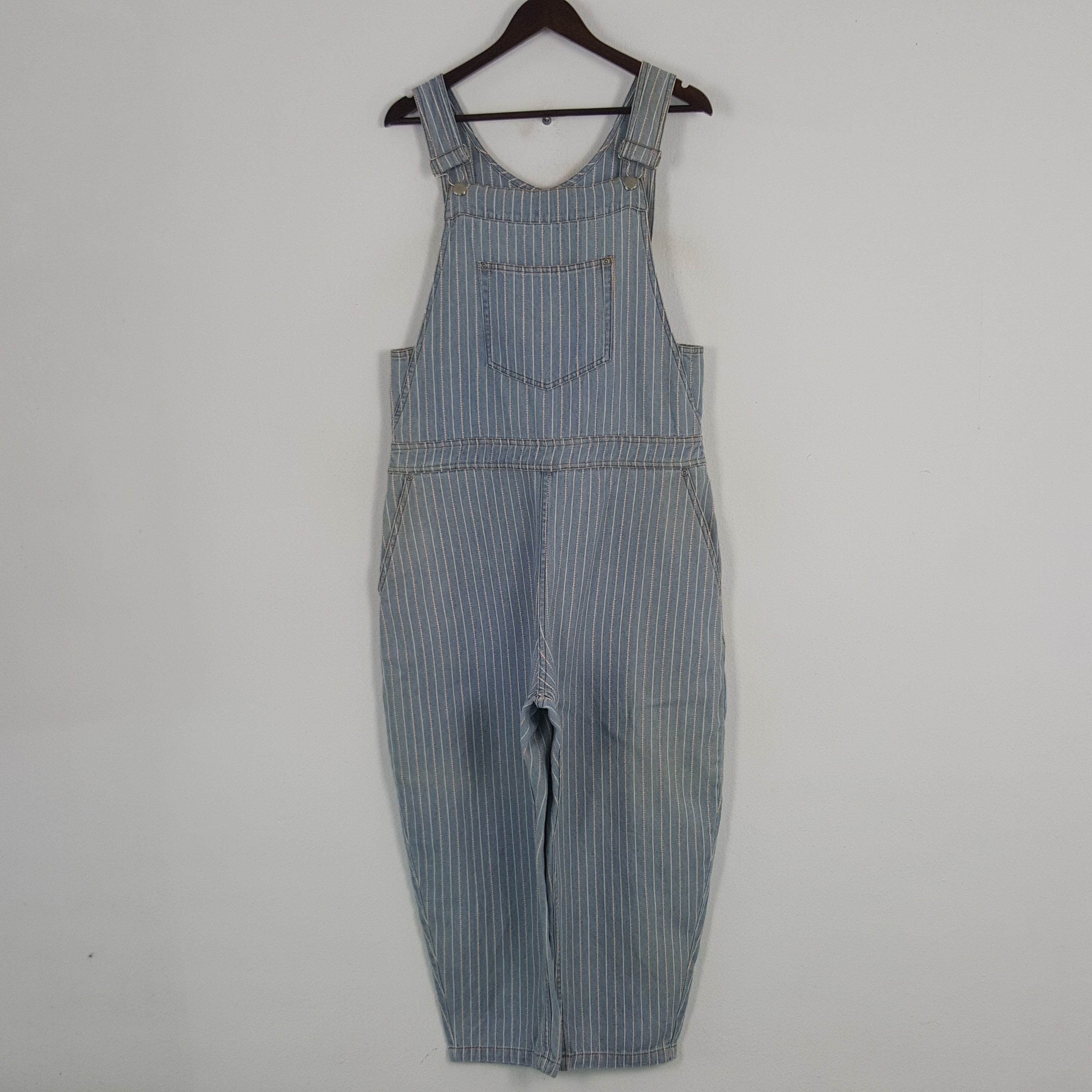 Issey Miyake × Ne-Net × Vintage Vintage Ne-net by Issey Miyake Striped Overall Jacket Size US 38 / EU 54 - 1 Thumbnail