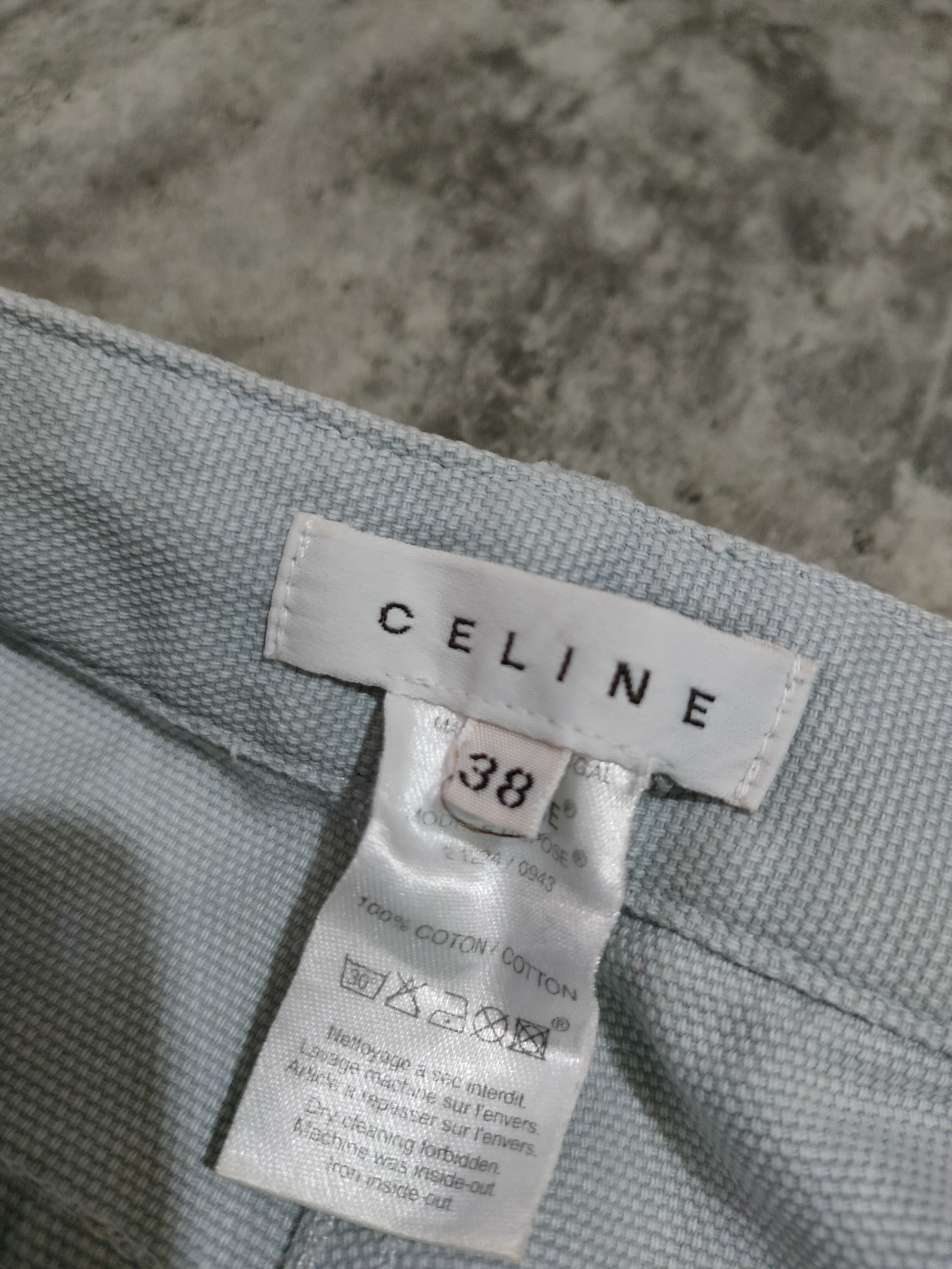 Celine Celine Modele Depose Croppeds jeans Size 29" - 13 Thumbnail