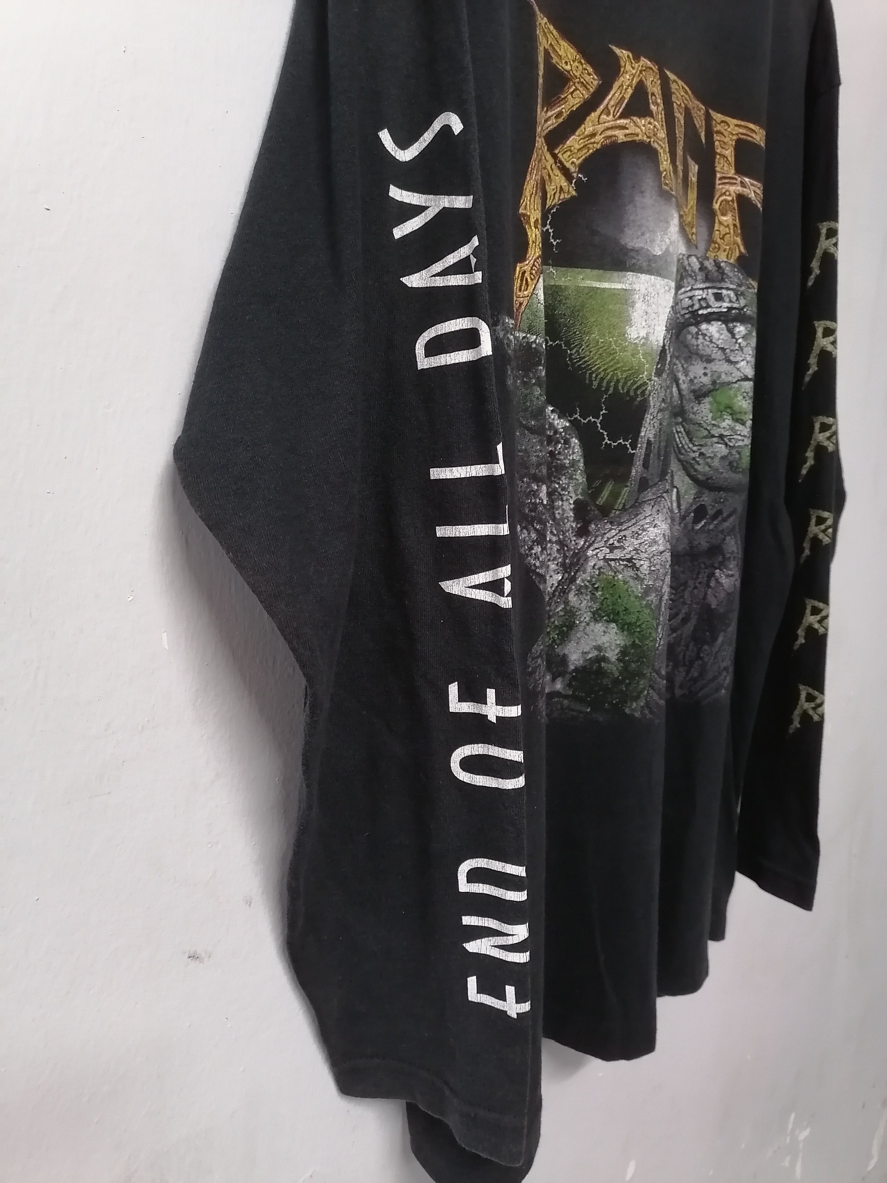 Vintage 90s Rage Uk Metal Band Tour Tee