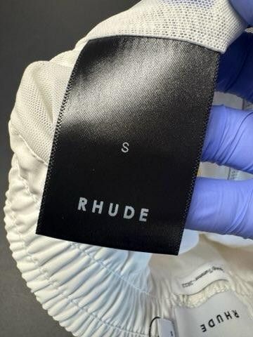 Rhude Rhude Scramble Logo Trunks White Size US 30 / EU 46 - 6 Thumbnail