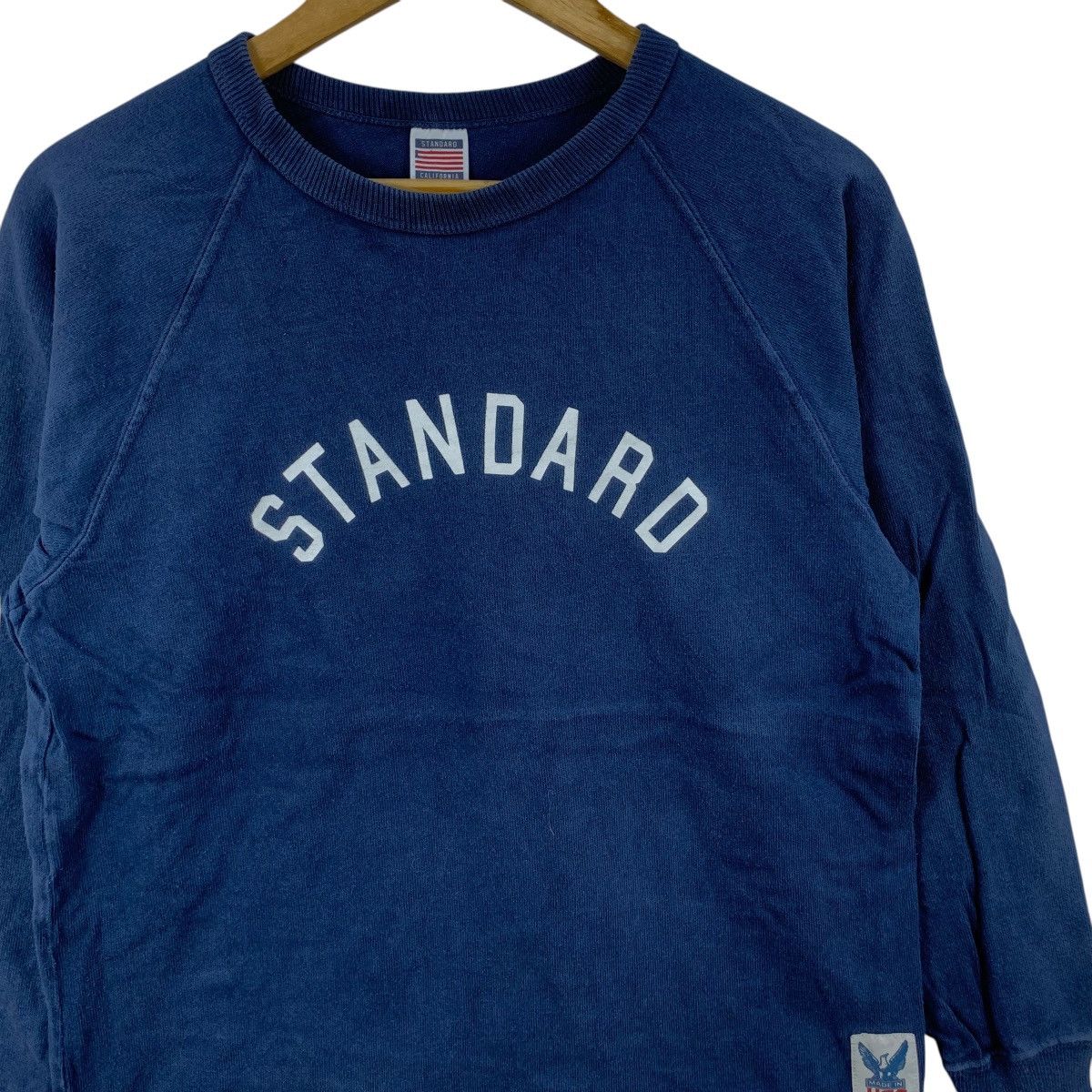 Vintage Vintage 90’ STANDARD CALIFORNIA Made In USA Sweatshirt Size M / US 6-8 / IT 42-44 - 5 Thumbnail