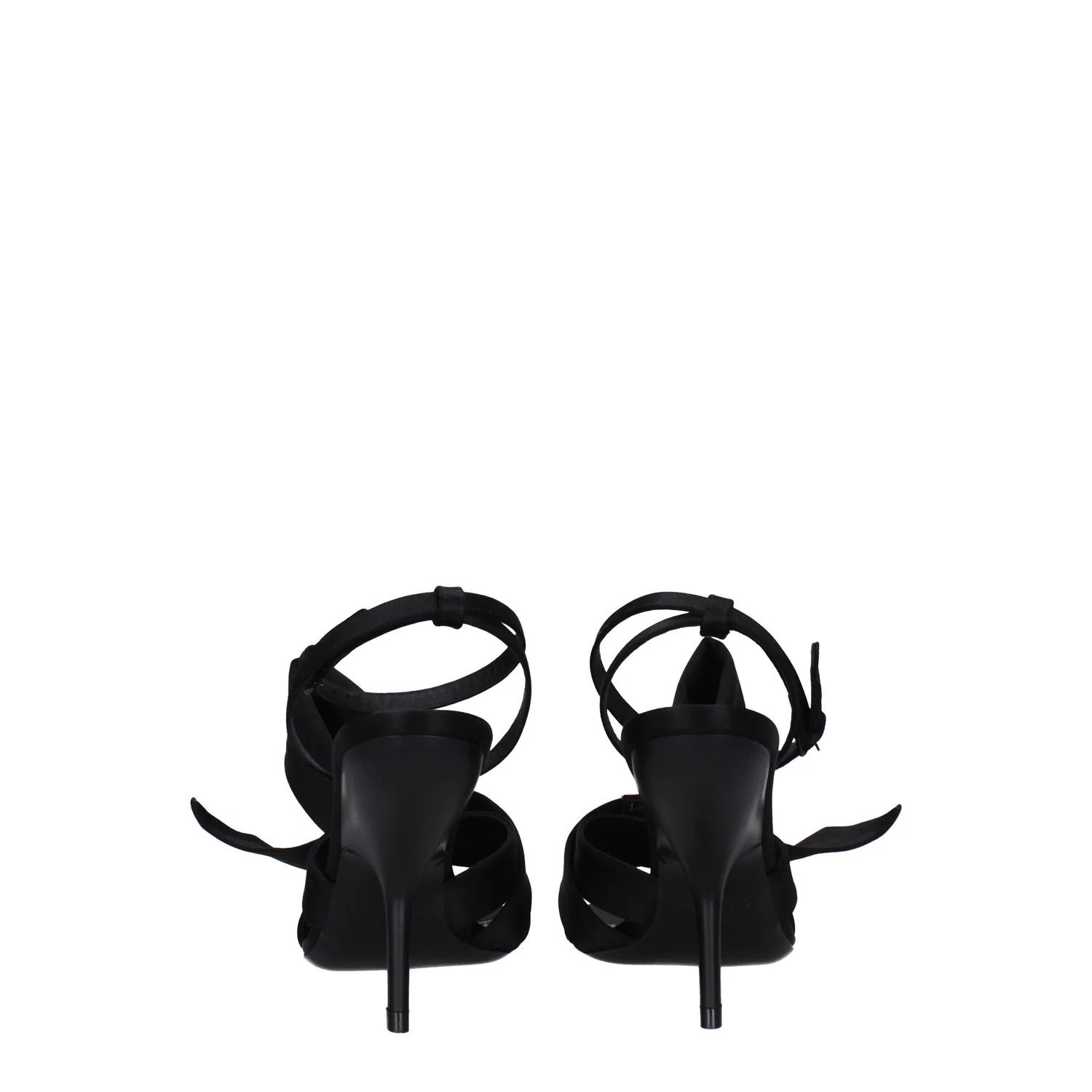 Salvatore Ferragamo ob1o1e1224 Satin Sandals in Black Size US 9 / IT 39 - 5 Thumbnail