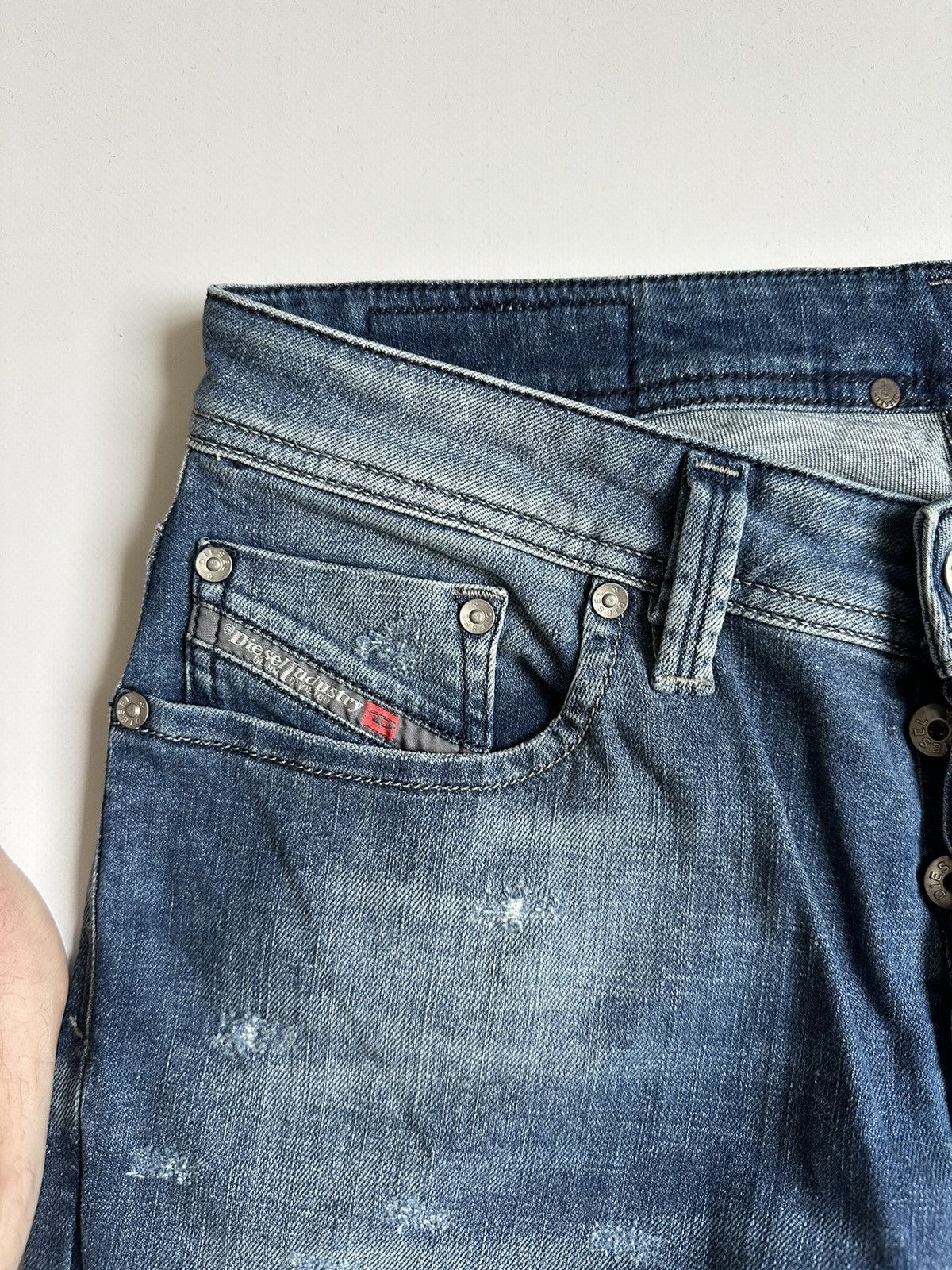 Diesel Vintage Y2K Diesel Larkee Faded Denim Jeans Size W29 L32 Size US 29 - 9 Thumbnail