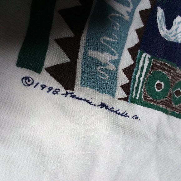 Other Deadstock Vintage Oregon Outdoors Nature Tribal T-Shirt Size US L / EU 52-54 / 3 - 3 Thumbnail