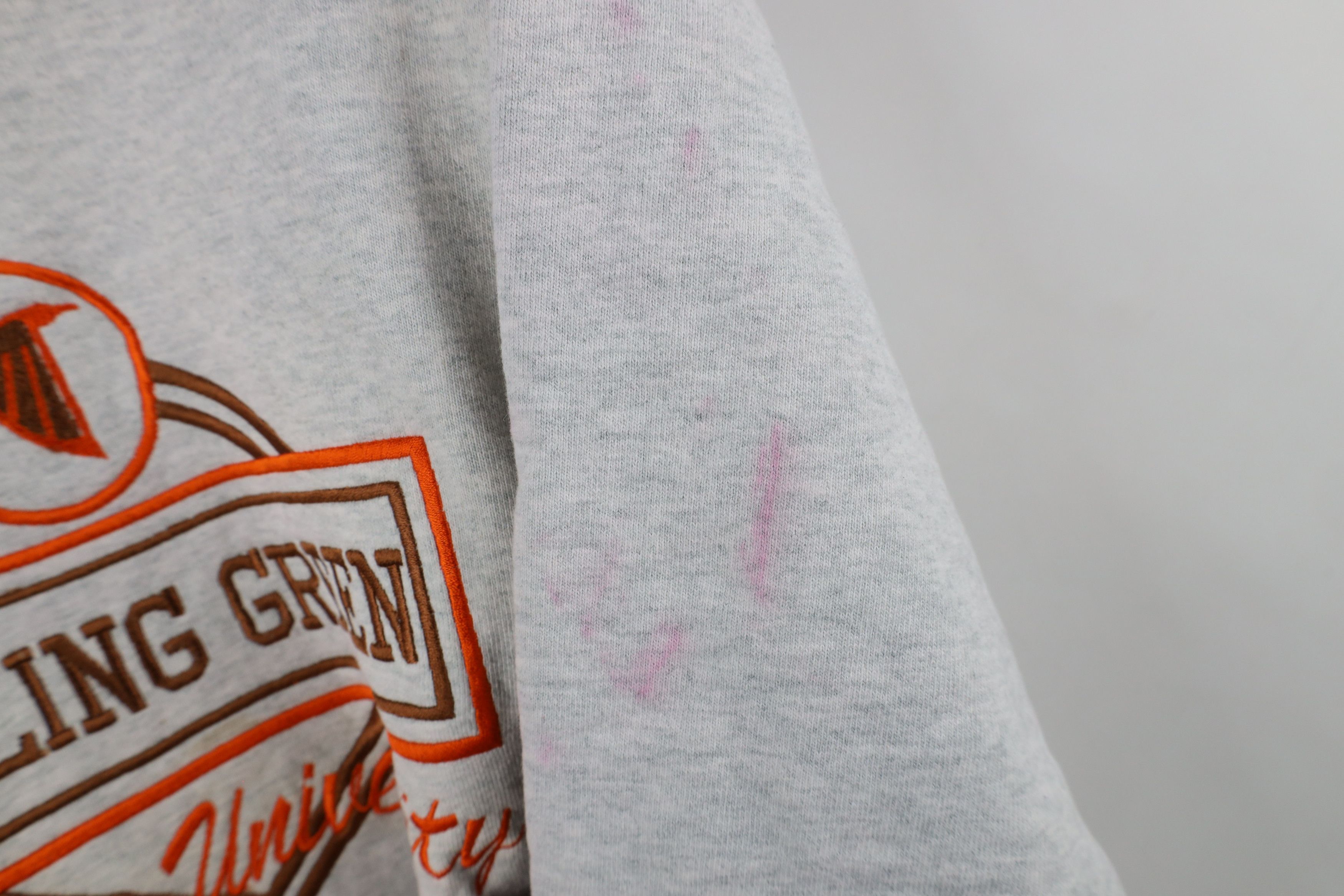Vintage Vintage 90s Bowling Green State University Sweatshirt USA Size US XL / EU 56 / 4 - 4 Thumbnail