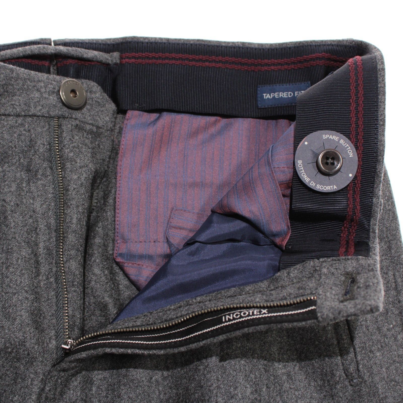 Incotex INCOTEX New with tags Dress Pants Size 30 US In Gray Size US 30 / EU 46 - 4 Thumbnail