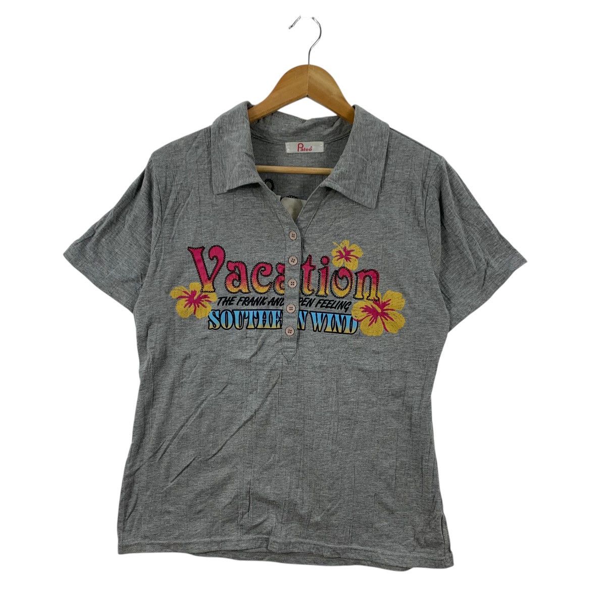 Other PALEO SEASIDE VACATION Southern Wind Polo Tee Shirt Top Size M / US 6-8 / IT 42-44 - 5 Thumbnail