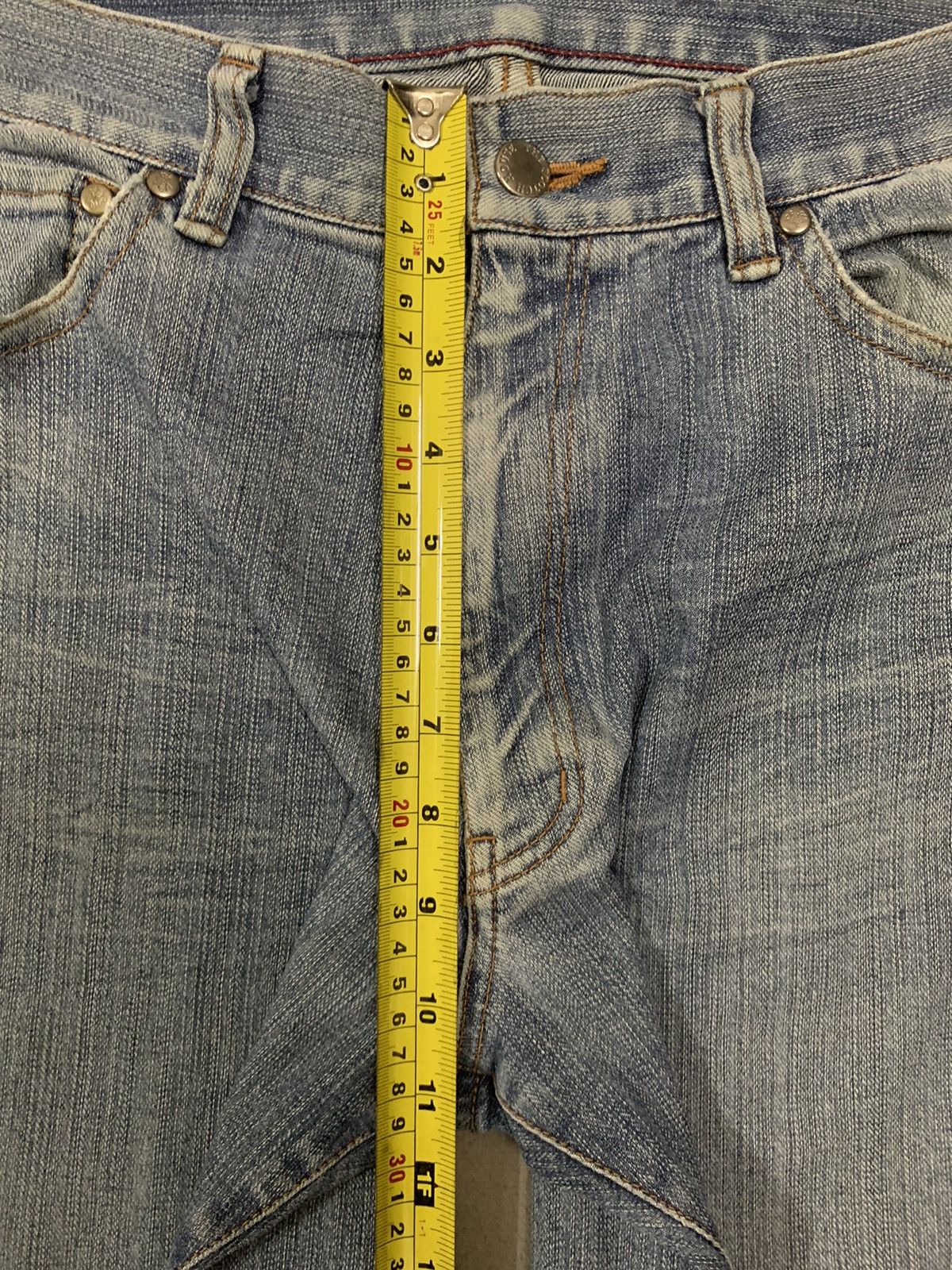 Vintage Vintage Japanese The Scotch House Blue Washed Loose Jeans Size US 31 - 16 Thumbnail