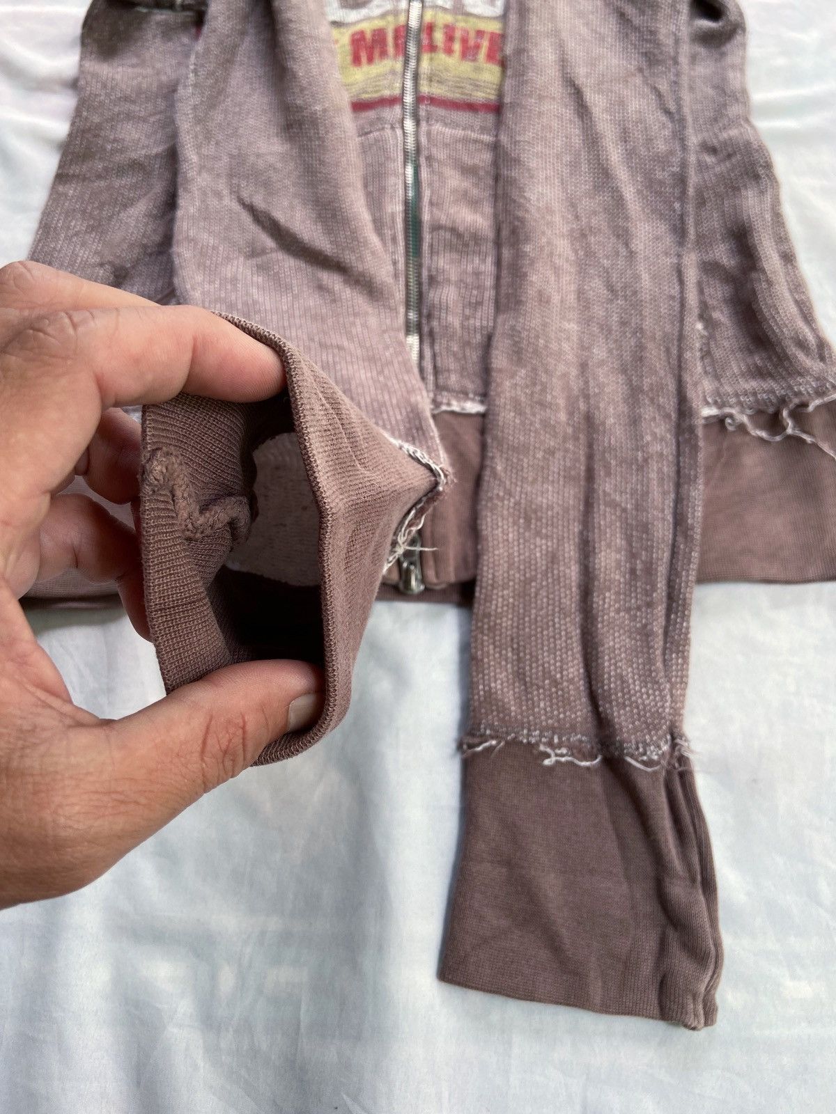 Japanese Brand INFINITY GORPCORE DISTRESSED ZIP HOODIE Size US S / EU 44-46 / 1 - 13 Thumbnail