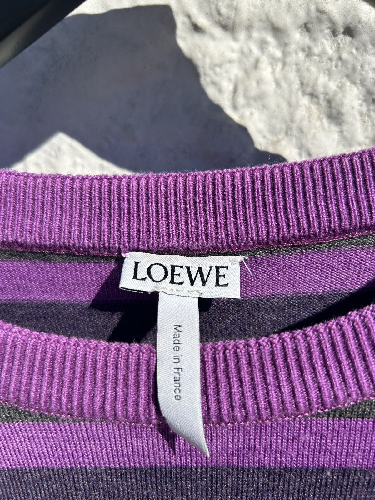 Loewe Multi colors stripes crewneck sweater Size US M / EU 48-50 / 2 - 4 Thumbnail