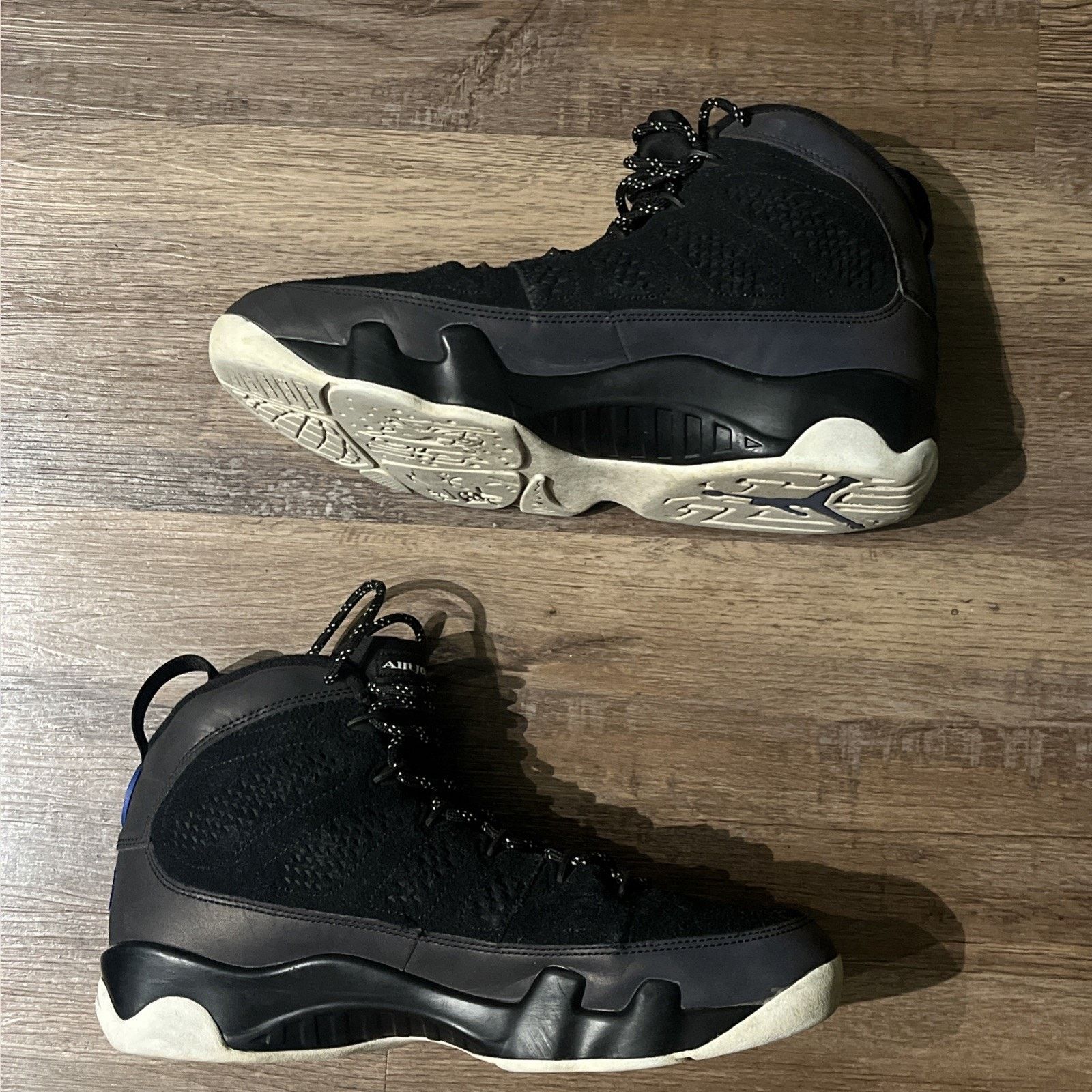 Jordan Brand Air Jordan Retro 9 IX “Racer Blue” Black Size 9.5 Men's Size US 9.5 / EU 42-43 - 4 Thumbnail
