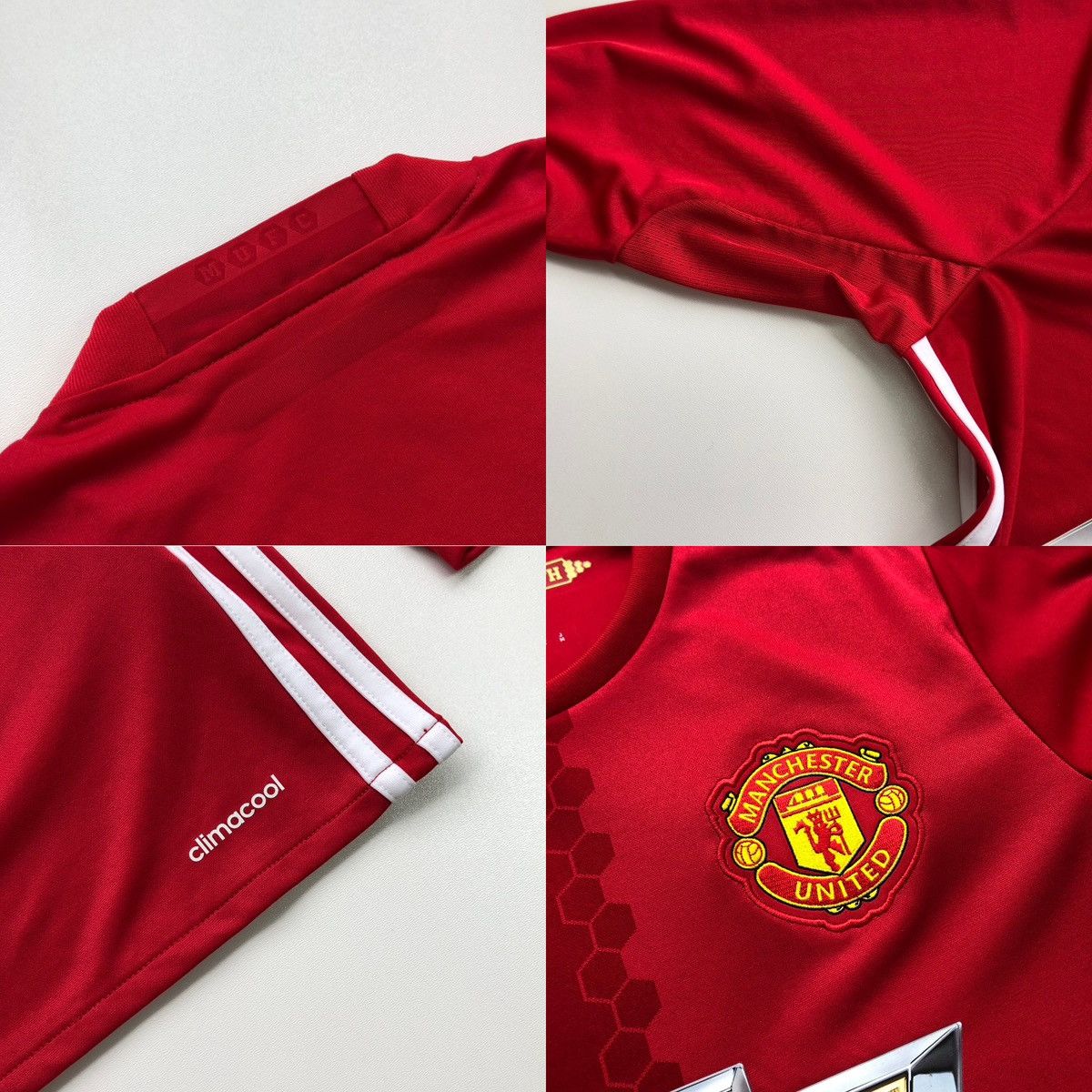 Adidas Manchester United Adidas 2016/17 Home Long Sleeve Jersey Red Size US S / EU 44-46 / 1 - 5 Thumbnail