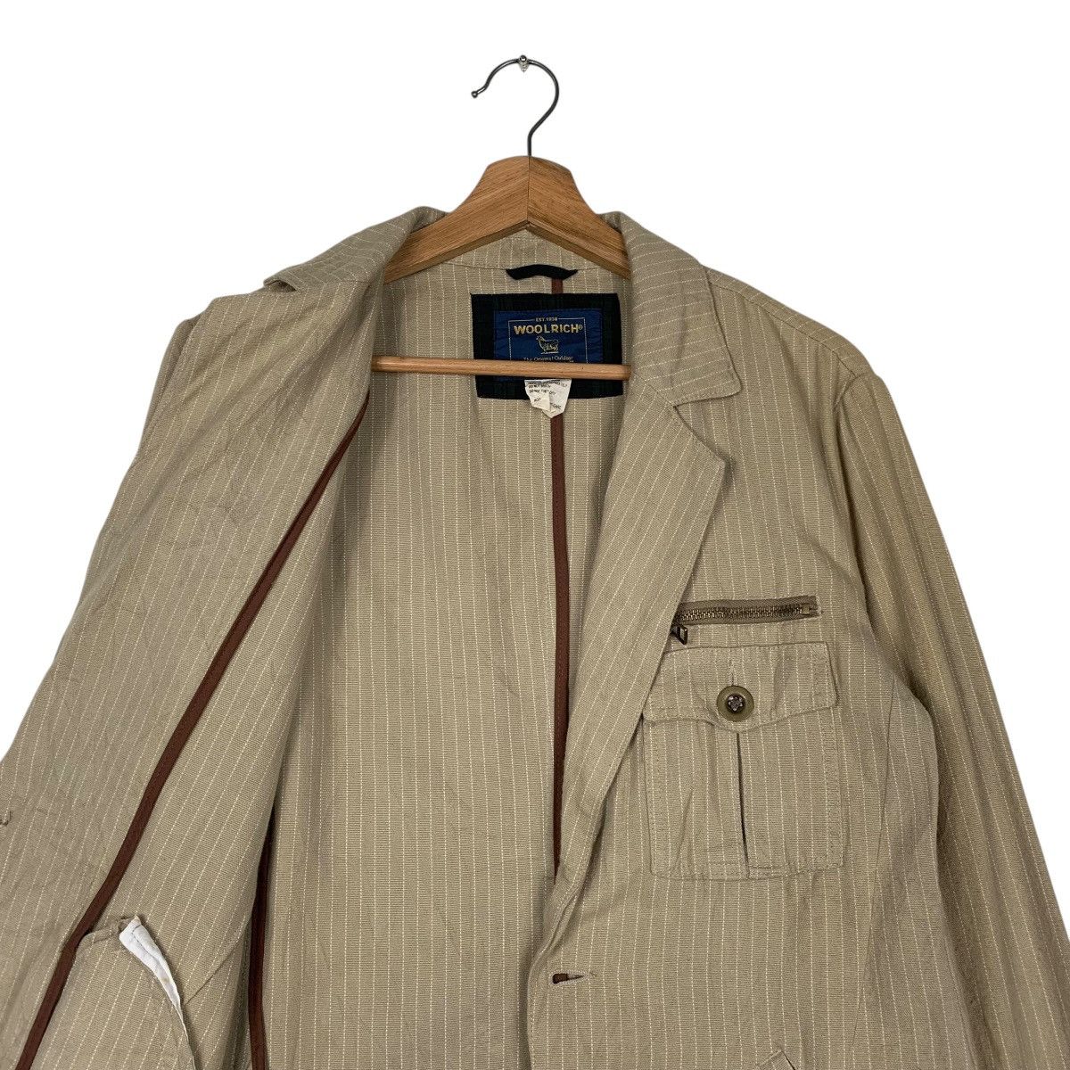 Woolrich Woolen Mills Woolrich Stripe Casual Men Jacket Size US M / EU 48-50 / 2 - 10 Thumbnail