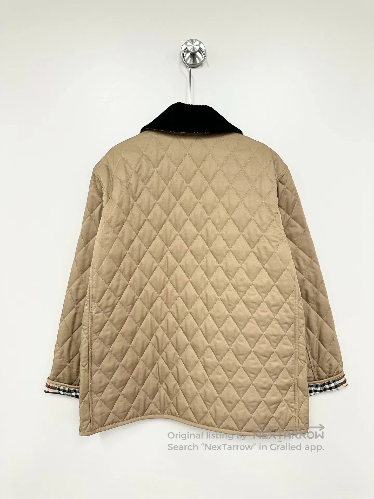 Burberry Burberry Camel Color Patchwork Ribbed Collar Golden Button Size US M / EU 48-50 / 2 - 2 Thumbnail