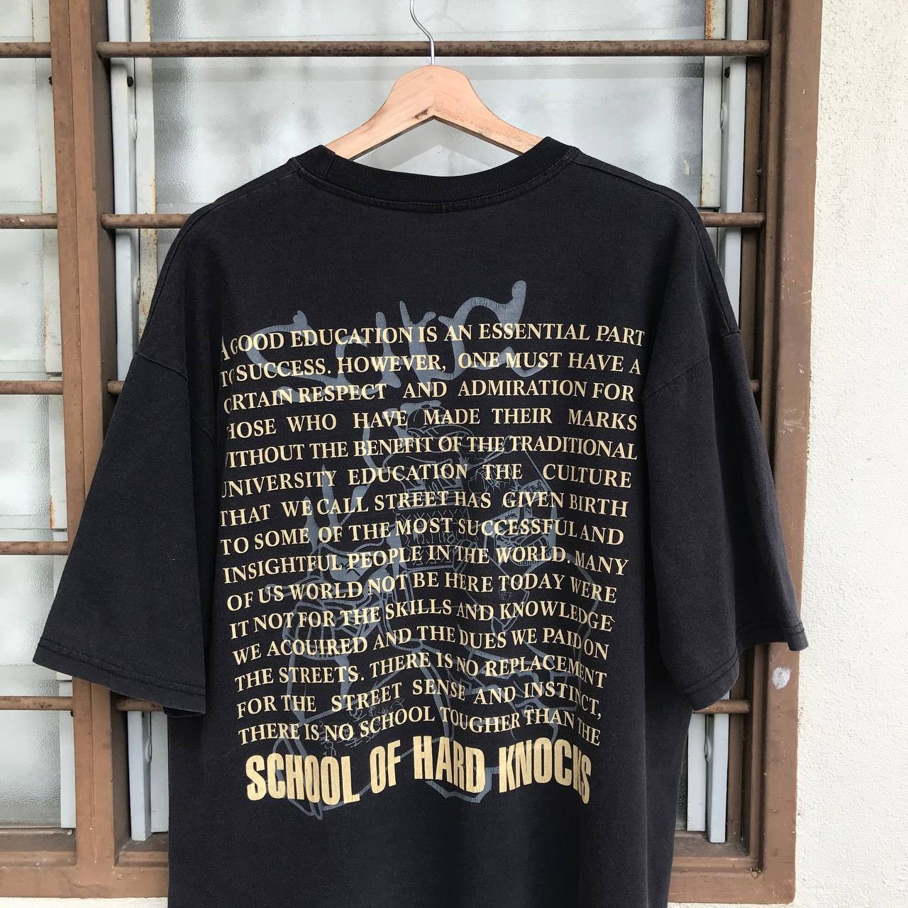 Rap Tees × Vintage VINTAGE Y2K SOHK SCHOOL OF HARD KNOCKS RAPTEES/HIPHOP XXL Size US XXL / EU 58 / 5 - 4 Thumbnail