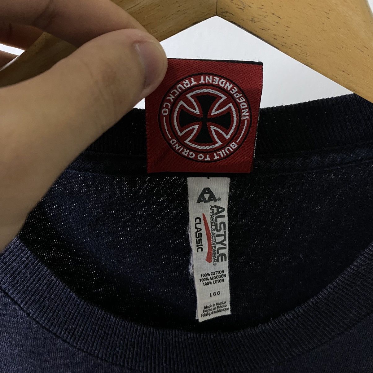 Independent Truck Co. Y2K Independent x Thrasher Satanic 666 Logo Skater T Shirt Size US L / EU 52-54 / 3 - 4 Thumbnail
