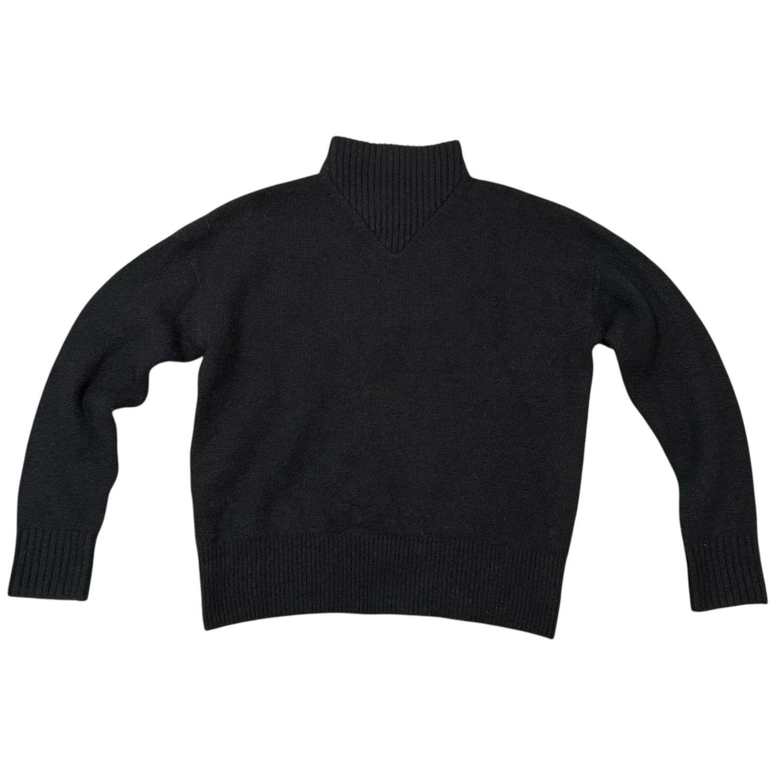 Madewell Madewell Dillon Mockneck Pullover Sweater True Black Size XS Size XS / US 0-2 / IT 36-38 - 1 Thumbnail