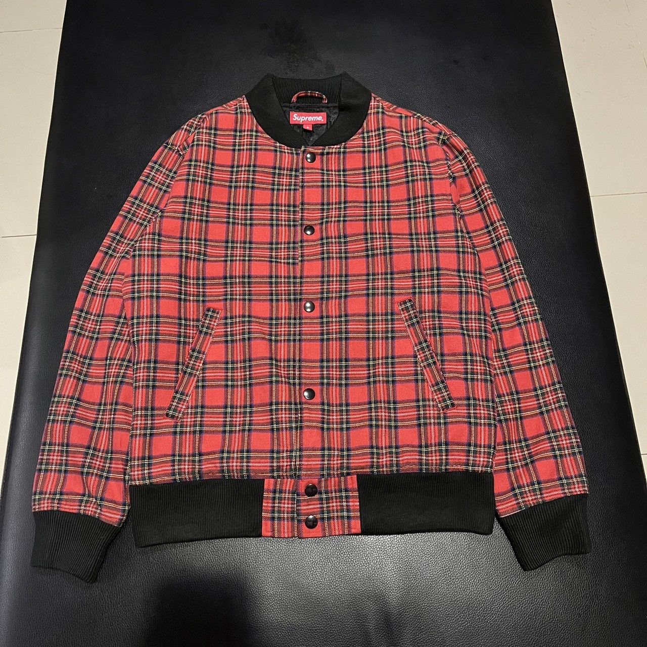 Supreme Supreme Plaid Bomber Jacket Roses Lined Fall/Winter 2013 Size US S / EU 44-46 / 1 - 4 Thumbnail