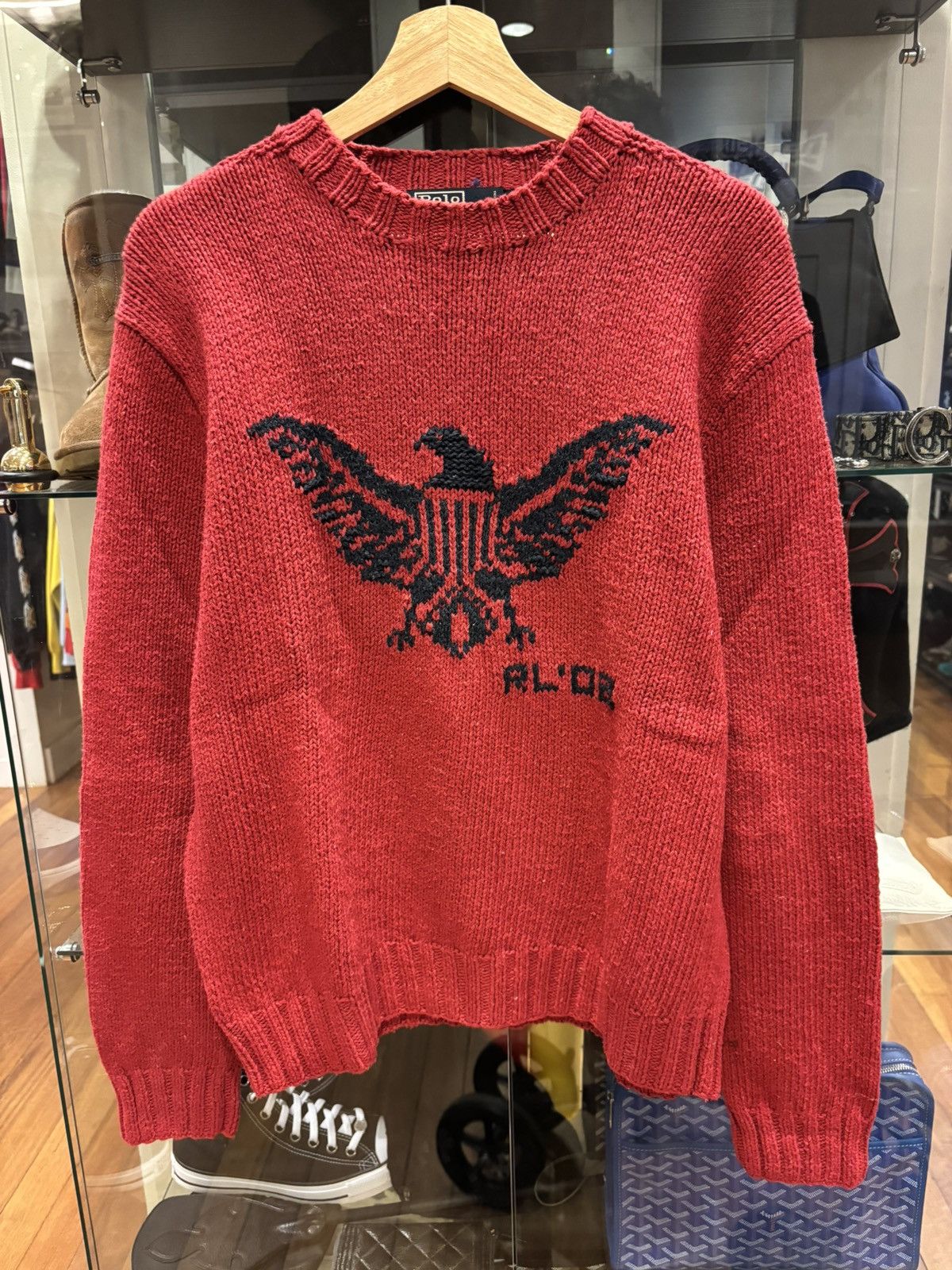 Polo Ralph Lauren Polo Ralph Lauren ‘02 Eagle Knit Sweater Size US L / EU 52-54 / 3 - 1 Thumbnail