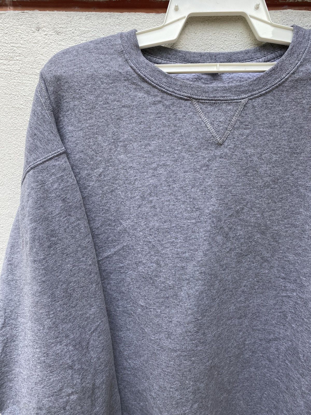 Vintage Vintage 90s plain sweatshirt Size US XXL / EU 58 / 5 - 2 Thumbnail