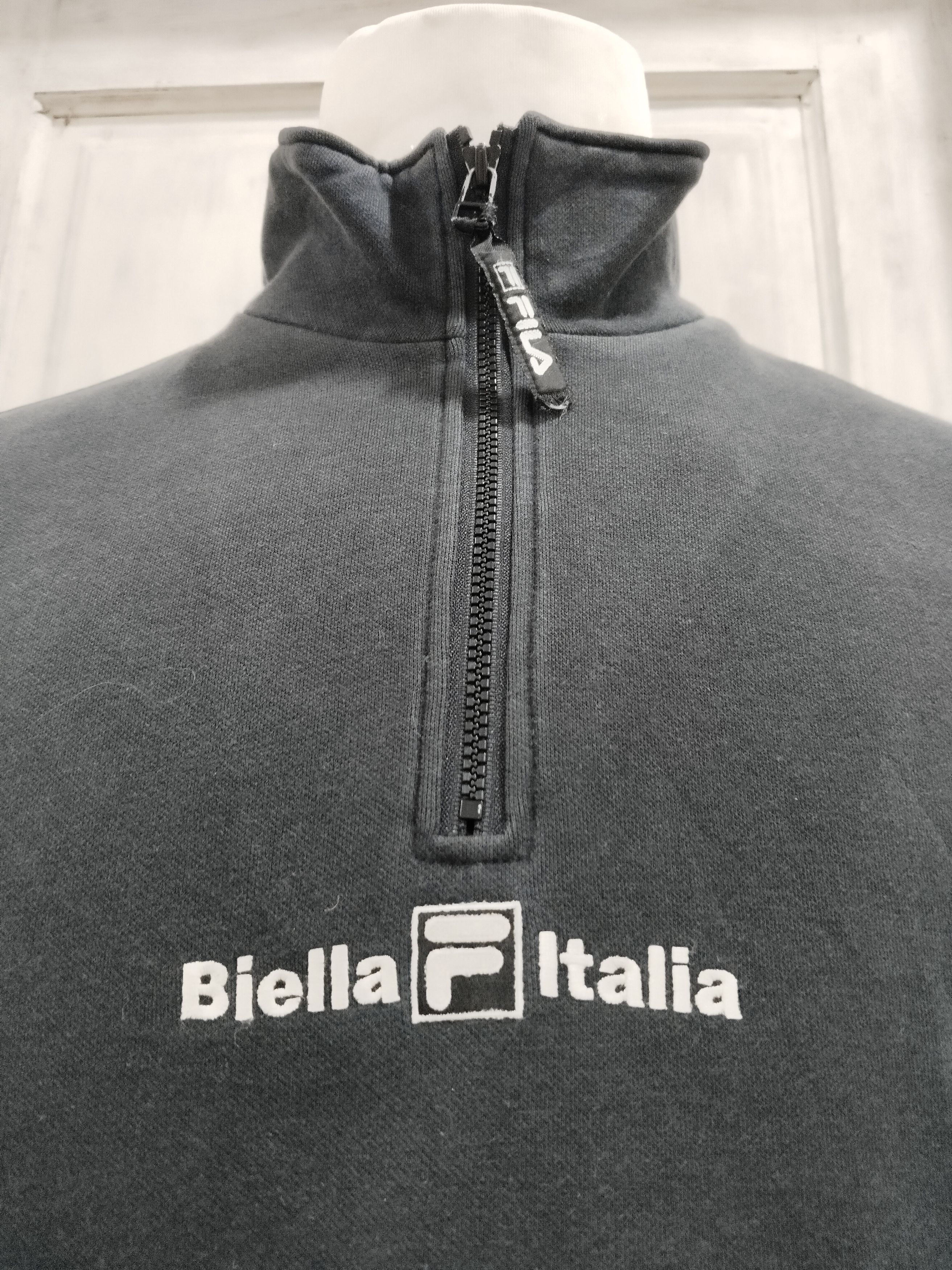 Fila × Vintage Vintage Fila Bella Half Zipper Sweatshirt Size US L / EU 52-54 / 3 - 3 Thumbnail