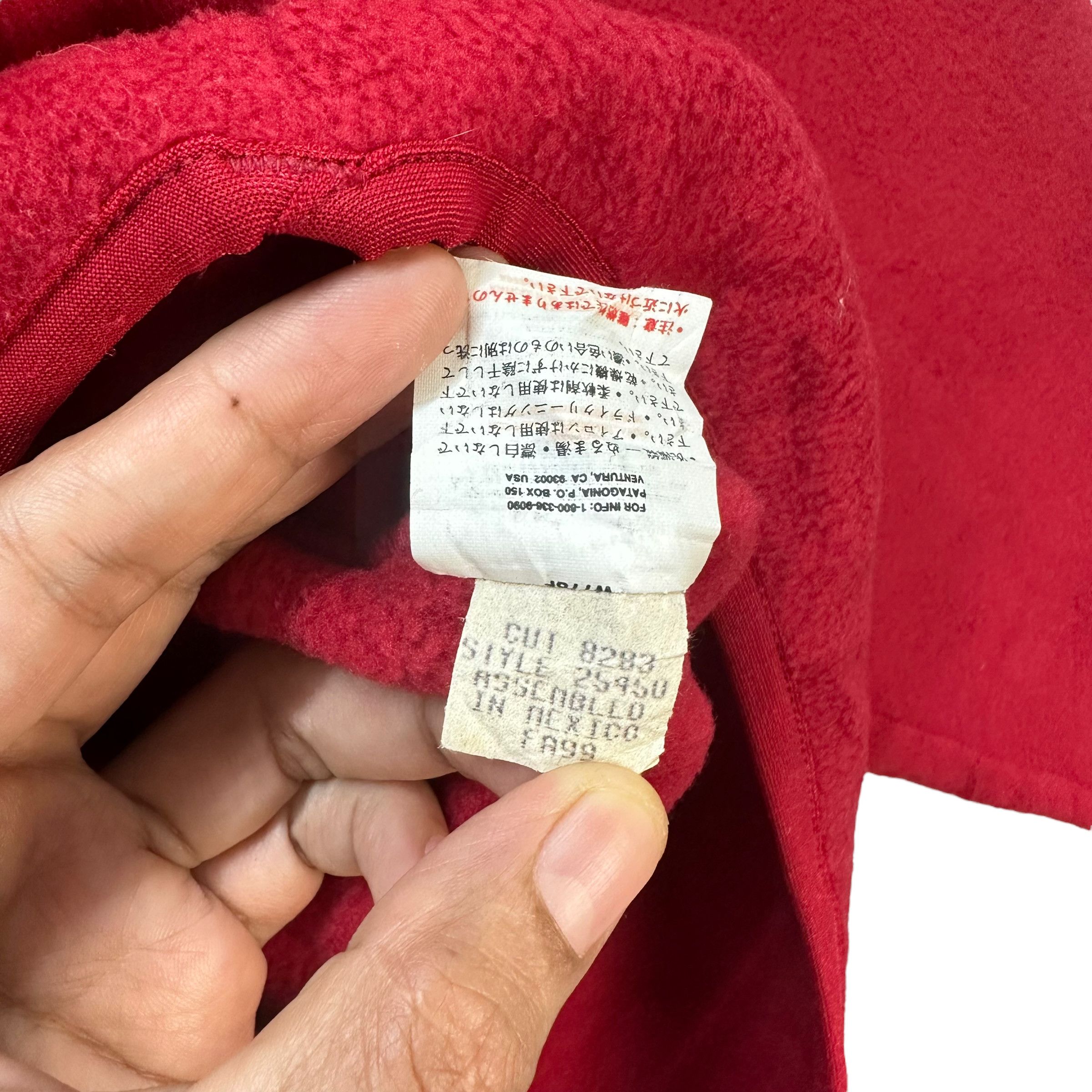 Patagonia FA99 PATAGONIA SYNCHILLA SNAP BUTTON RED FLEECE #7653-161 Size US S / EU 44-46 / 1 - 11 Thumbnail