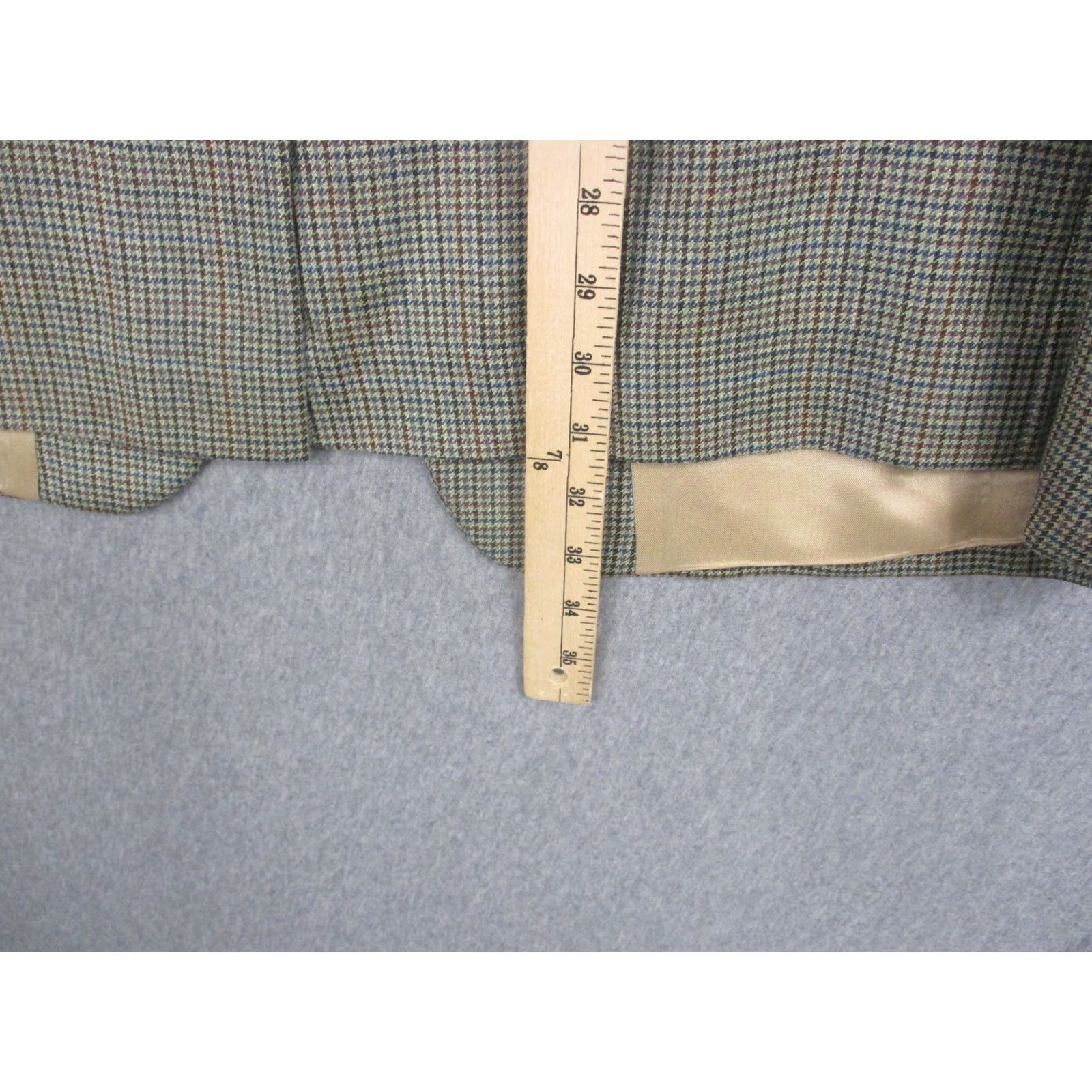 Ralph Lauren Lauren Ralph Lauren Blazer Mens Medium Brown Tweed Check Sport Coat Made Canada Size 40R - 7 Thumbnail