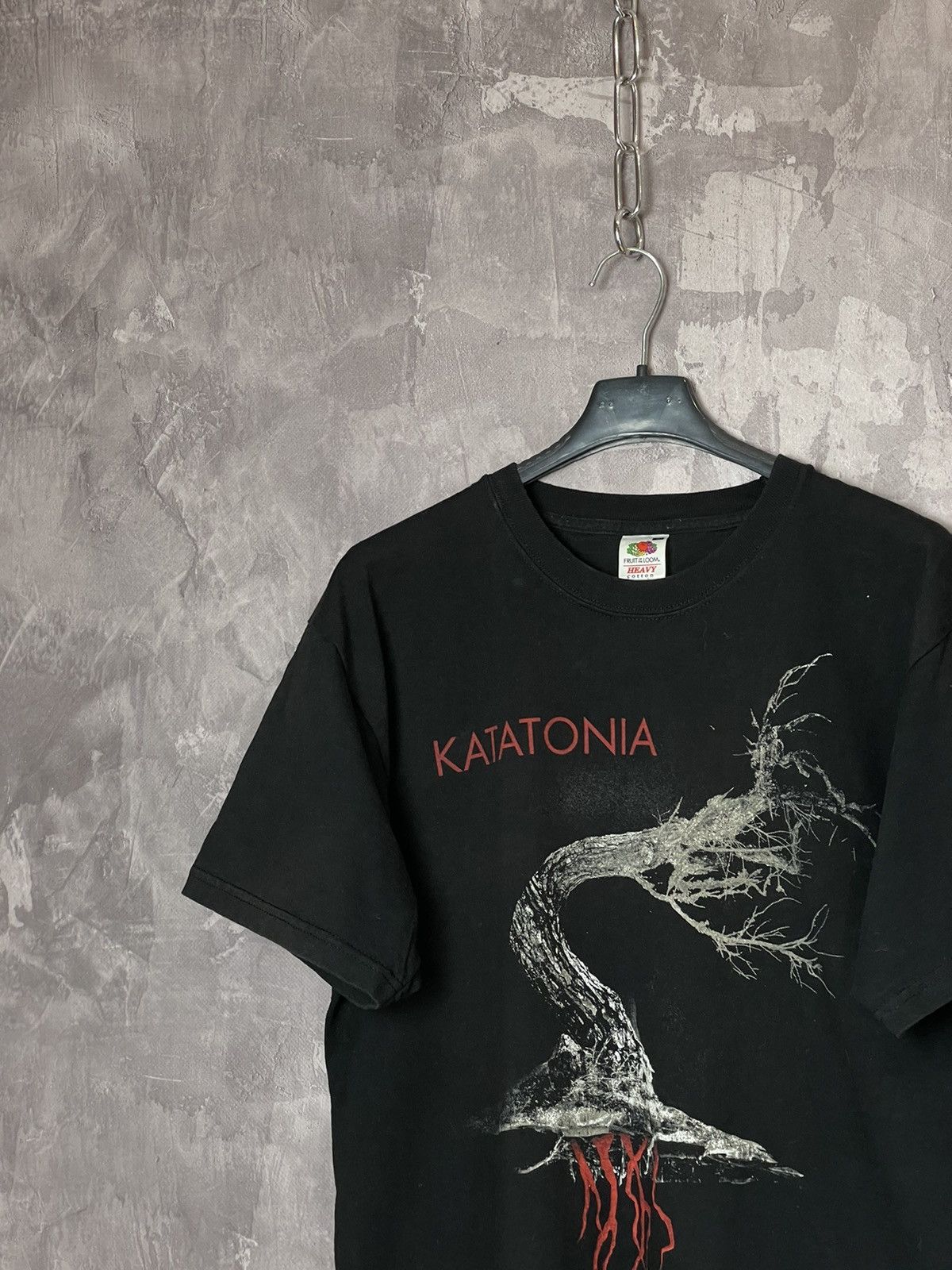 Band Tees × Vintage 2000s Katatonia Vintage y2k band metal t shirt Size US L / EU 52-54 / 3 - 7 Thumbnail